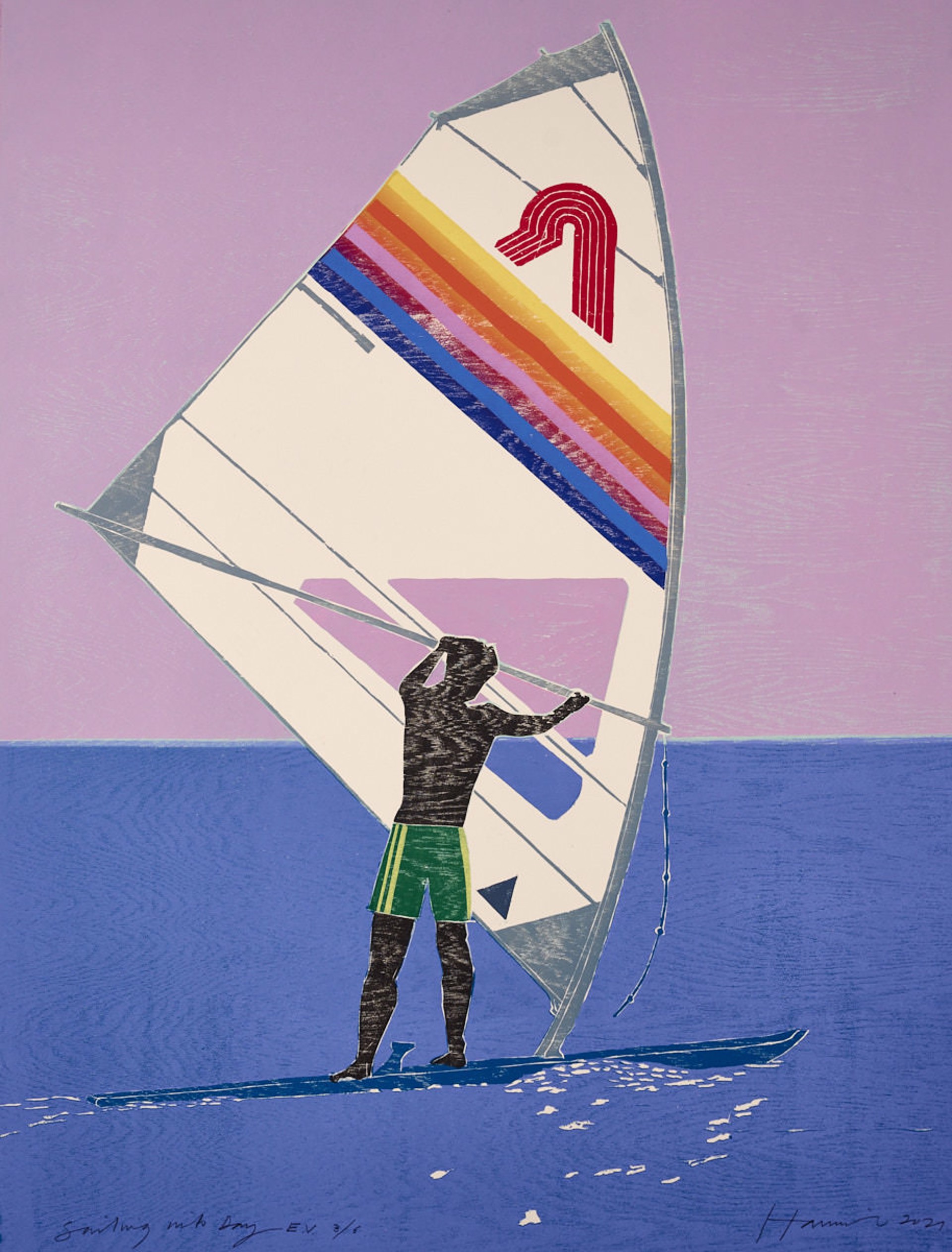 Sailing into Day by Tom Hammick