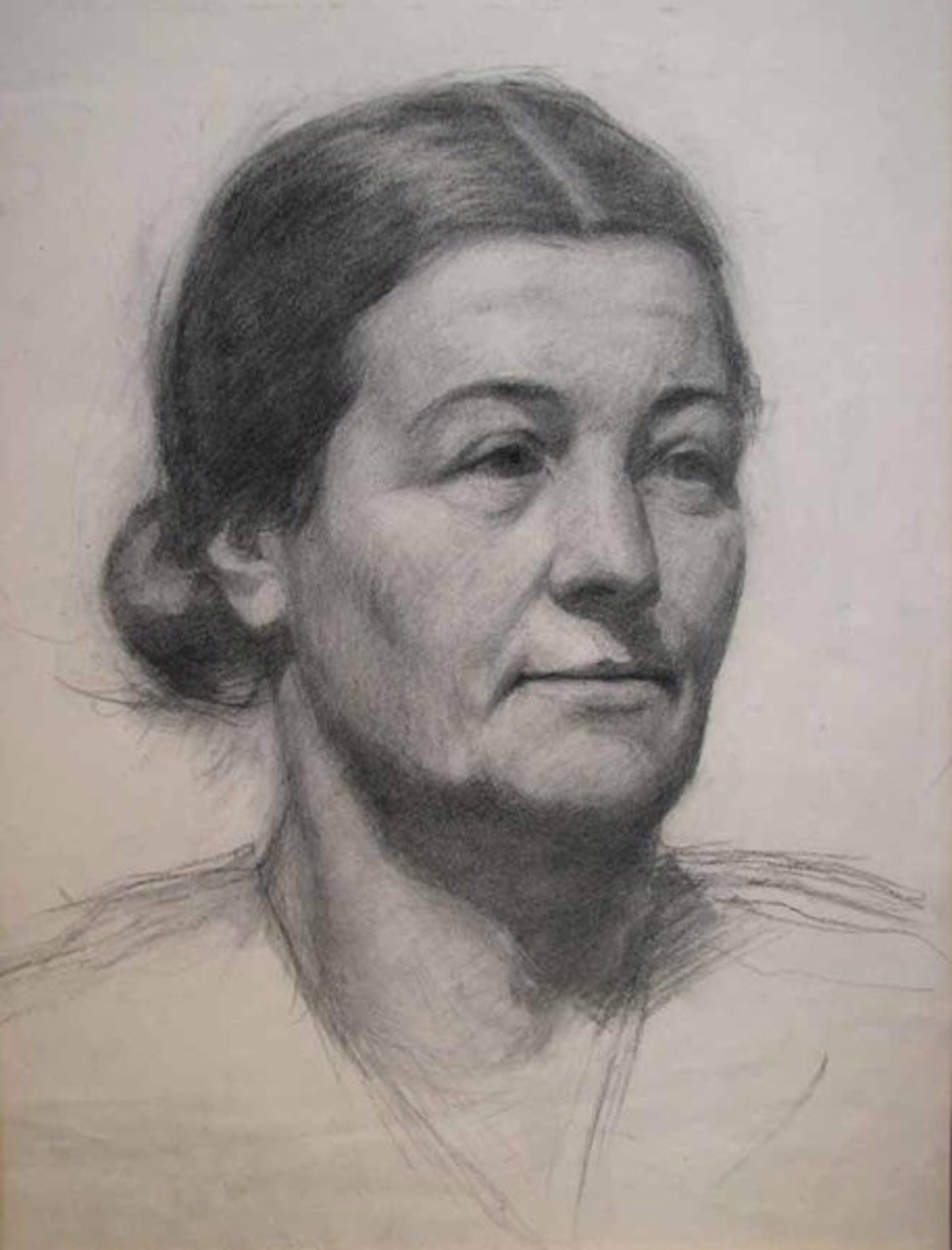 Sketch of a Woman by Vladimir Nesterov