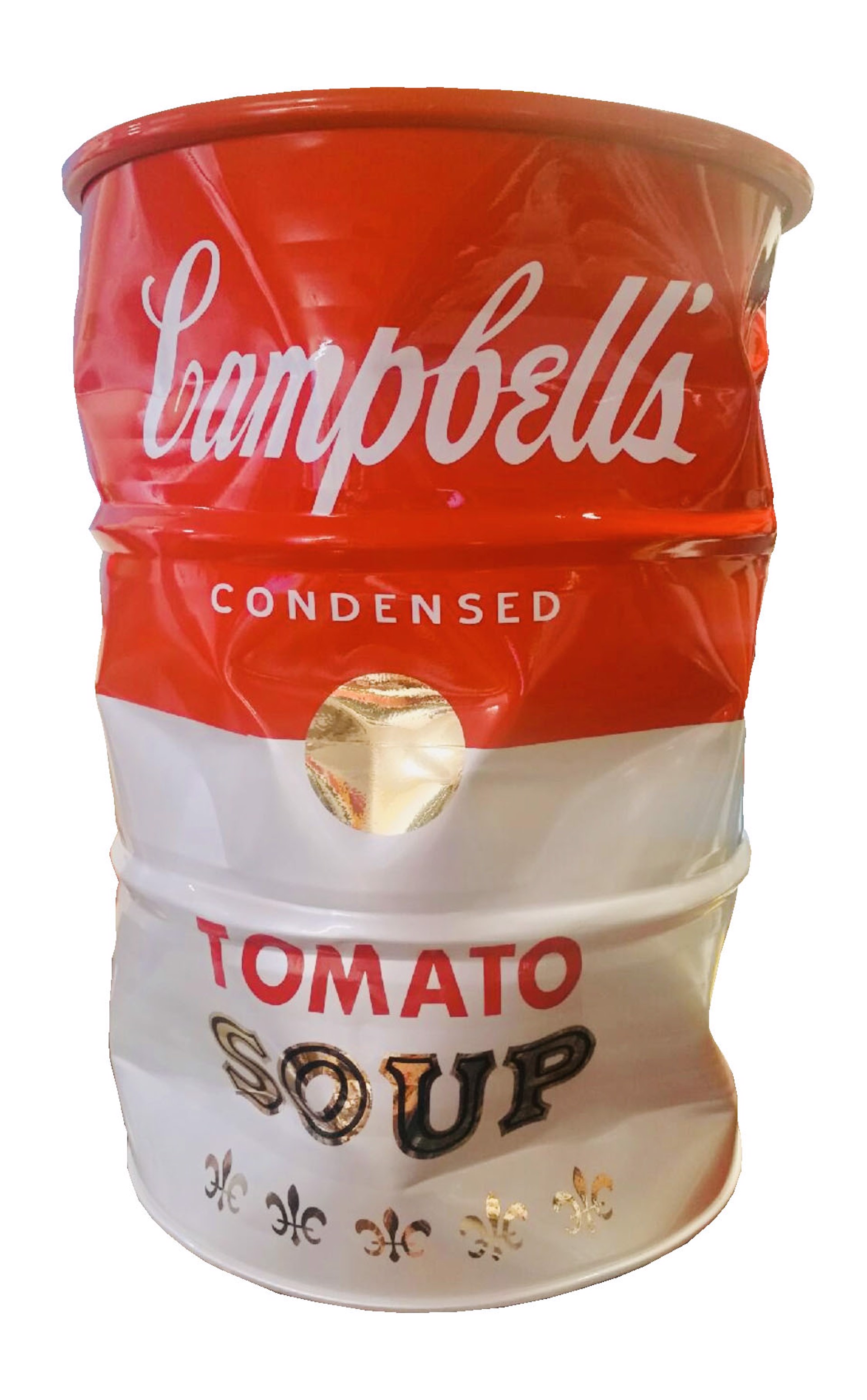 Campbell's Condensed - Tomato Soup Barrel by Efi Mashiah