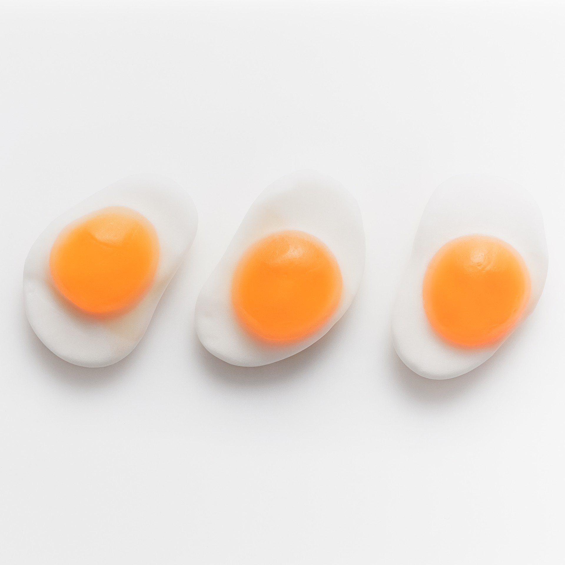 Gummy Fried Eggs by Peter Andrew Lusztyk / Refined Sugar