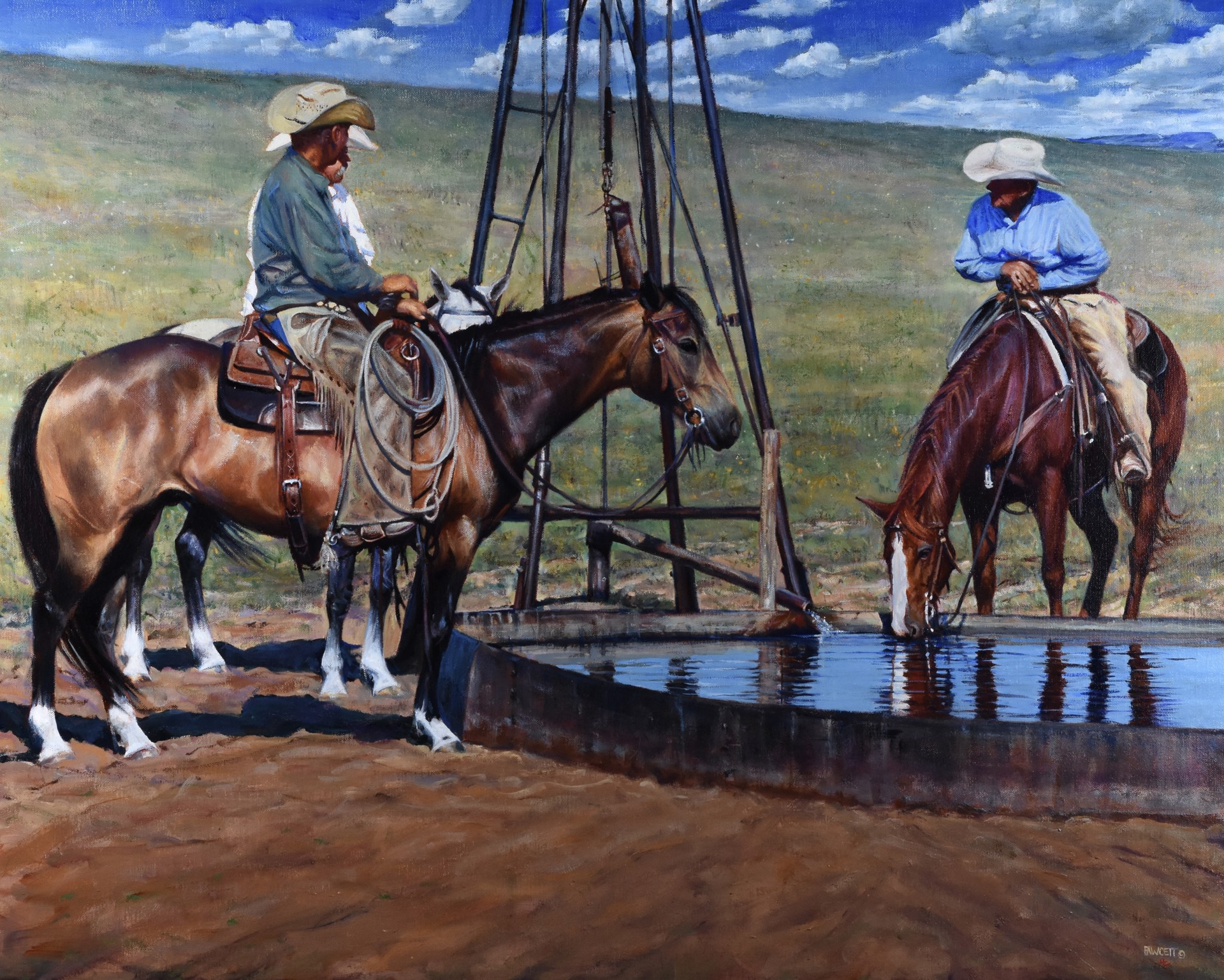 Cowboy Chatter by John Fawcett