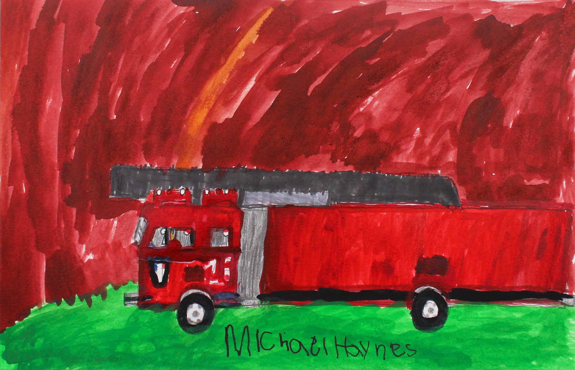Firetruck 2 by Michael Haynes