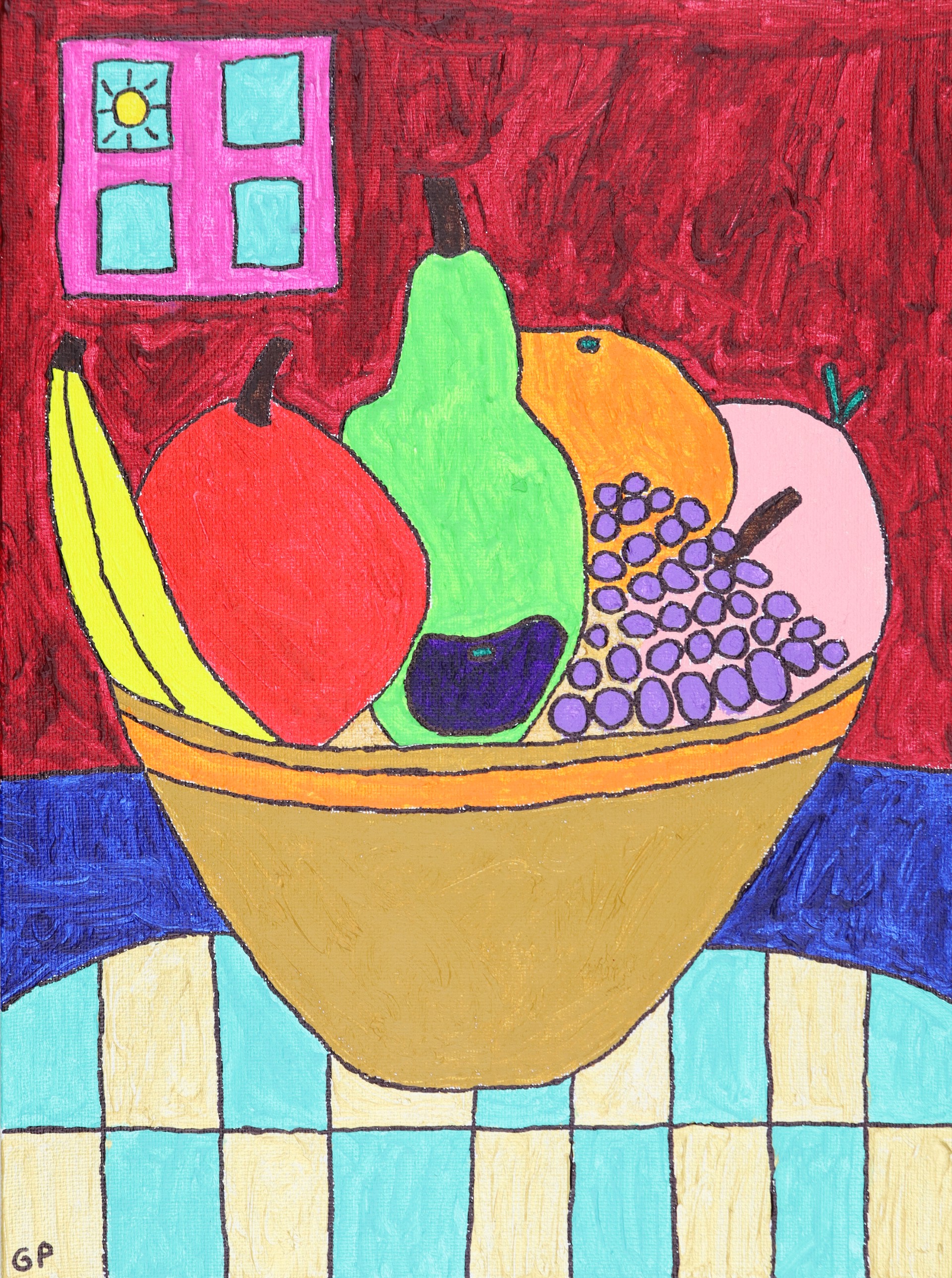 A Tasty Bowl of Fruit by Gillian Patterson