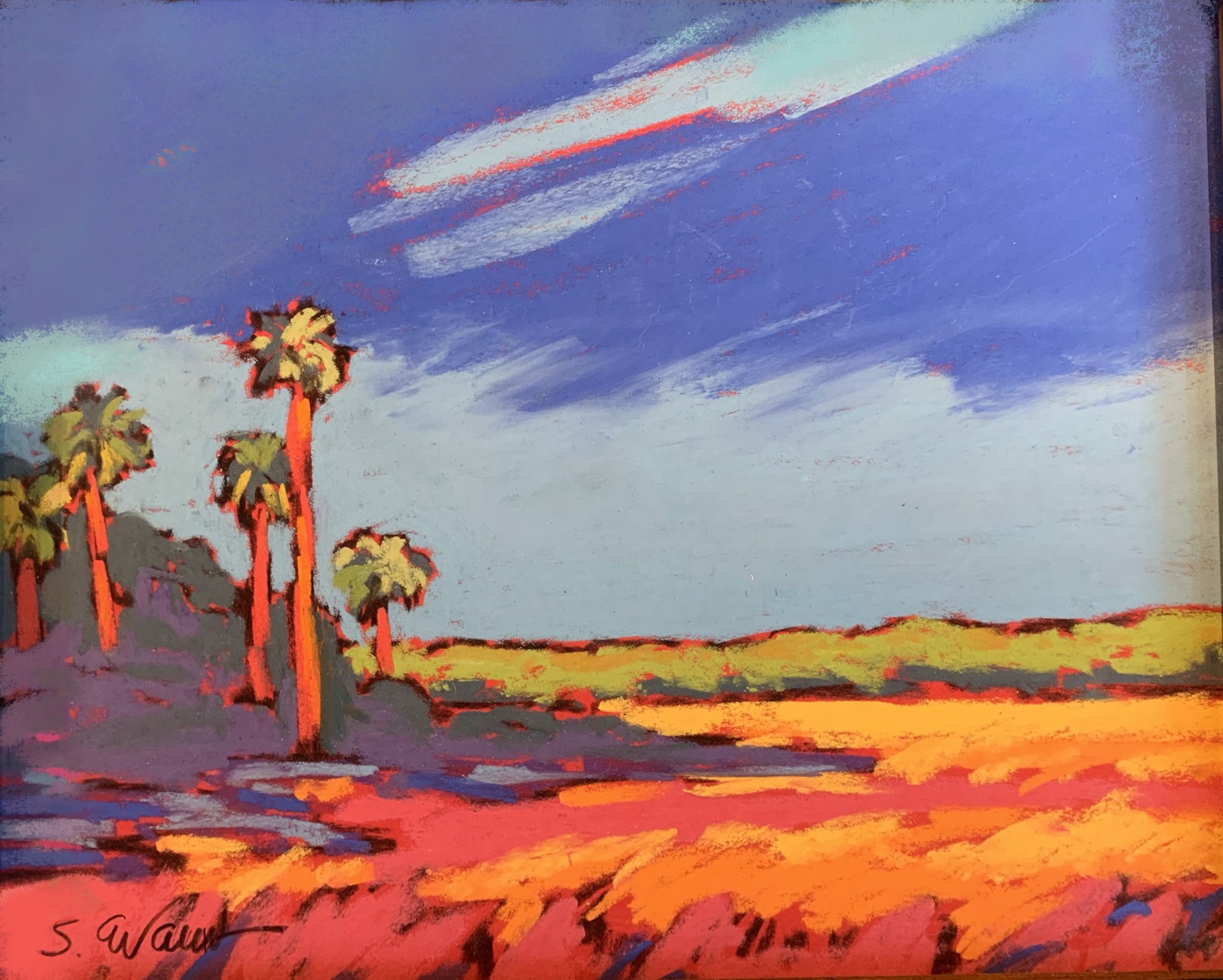 Marsh Afternoon by Sally Evans