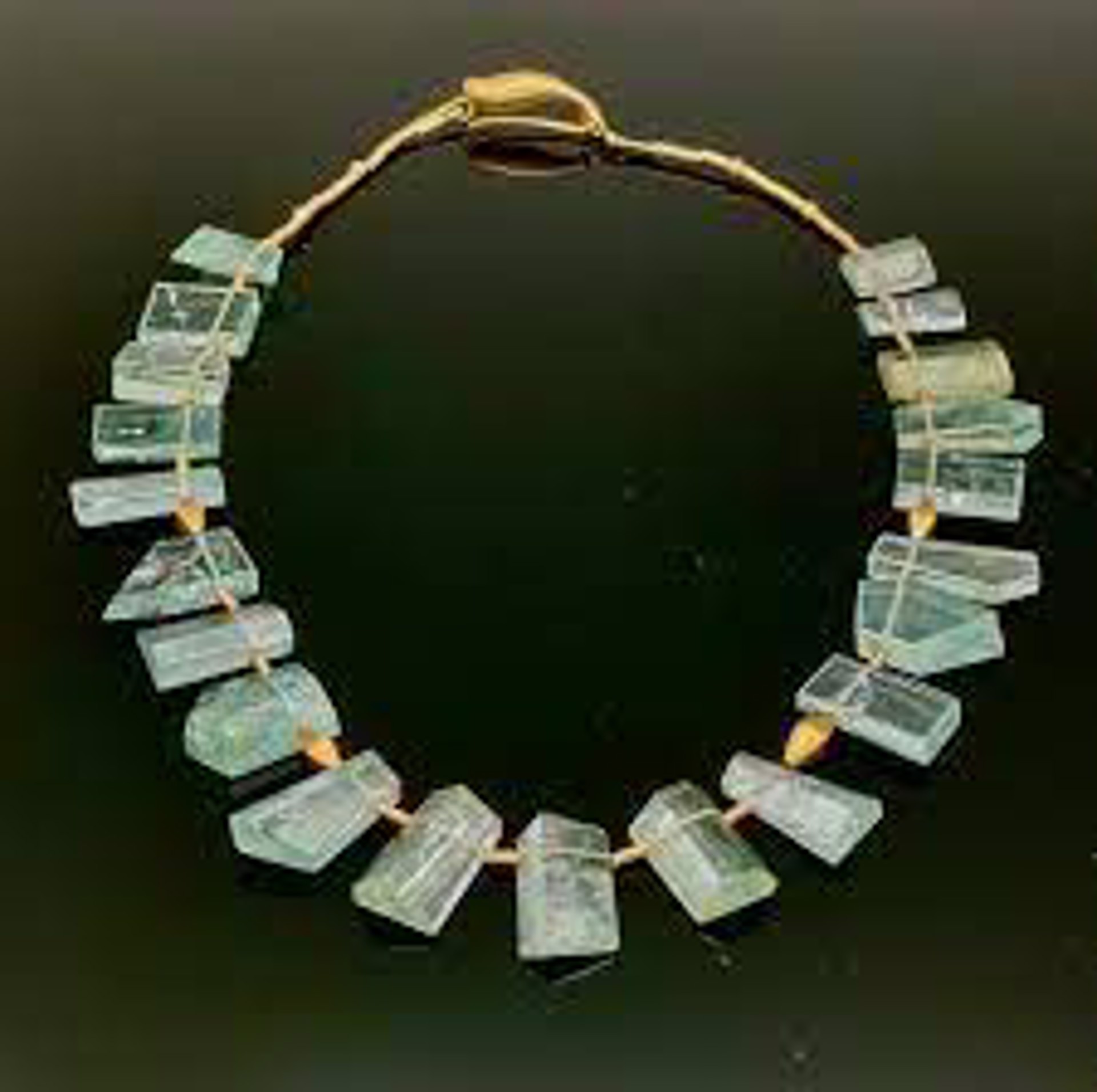 Massive Aquamarine Plate Cut 267 cts, 18k by Mara Labell