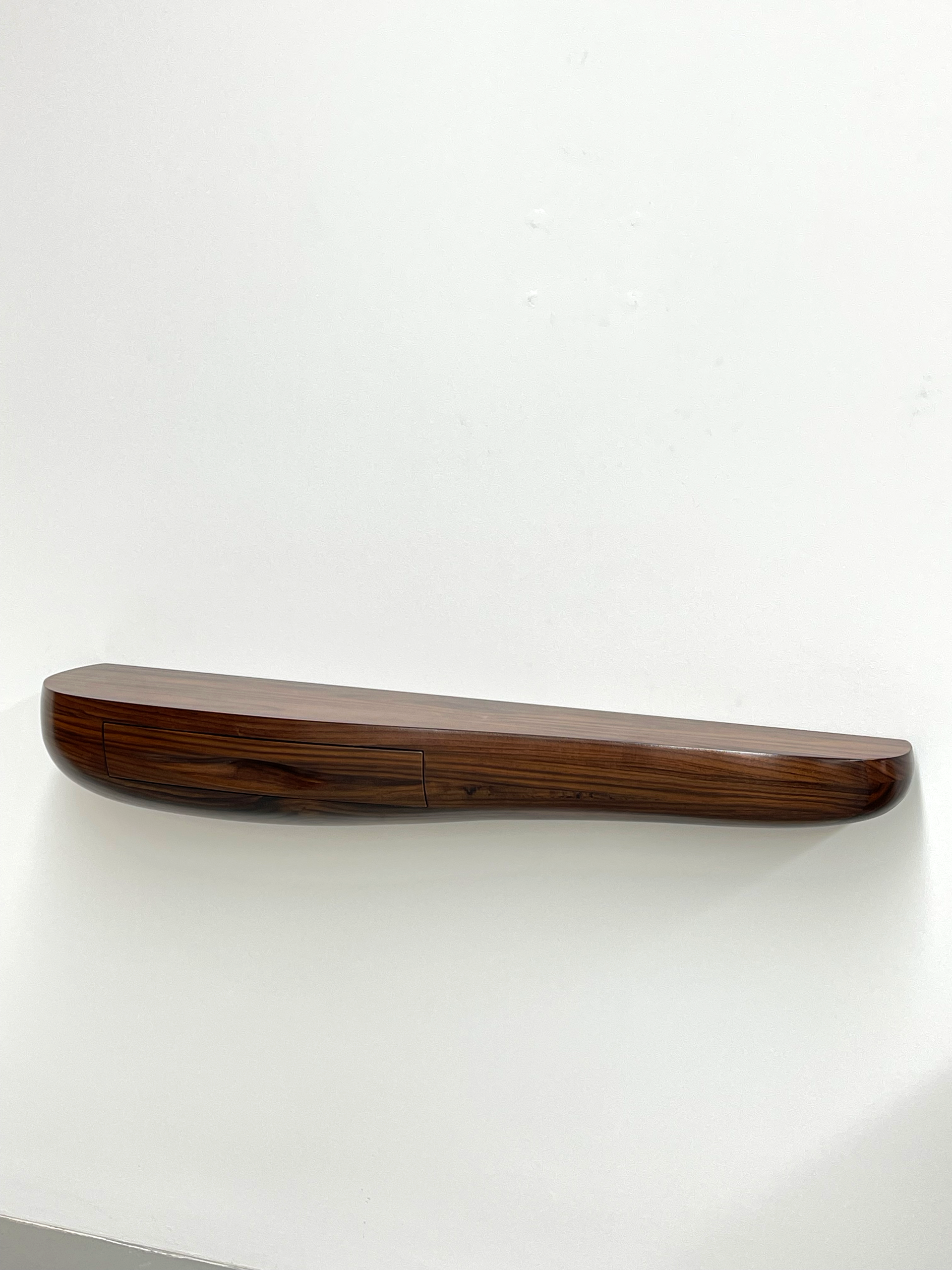 Console in Mahogany "Carnac" by Jacques Jarrige