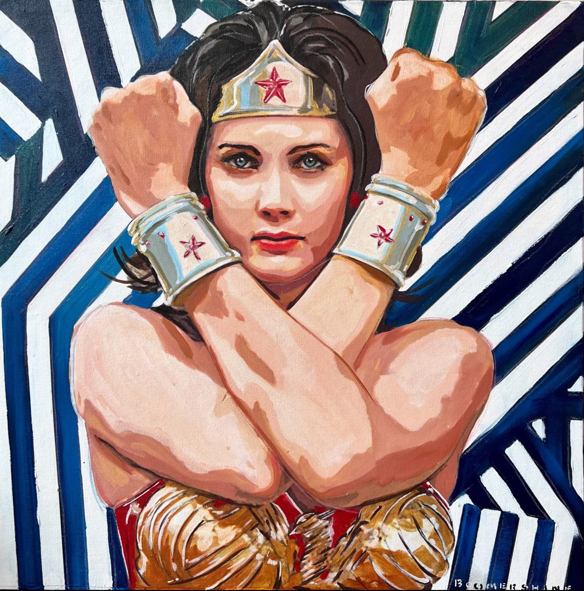 Wonder Woman Navy by Mark Boomershine