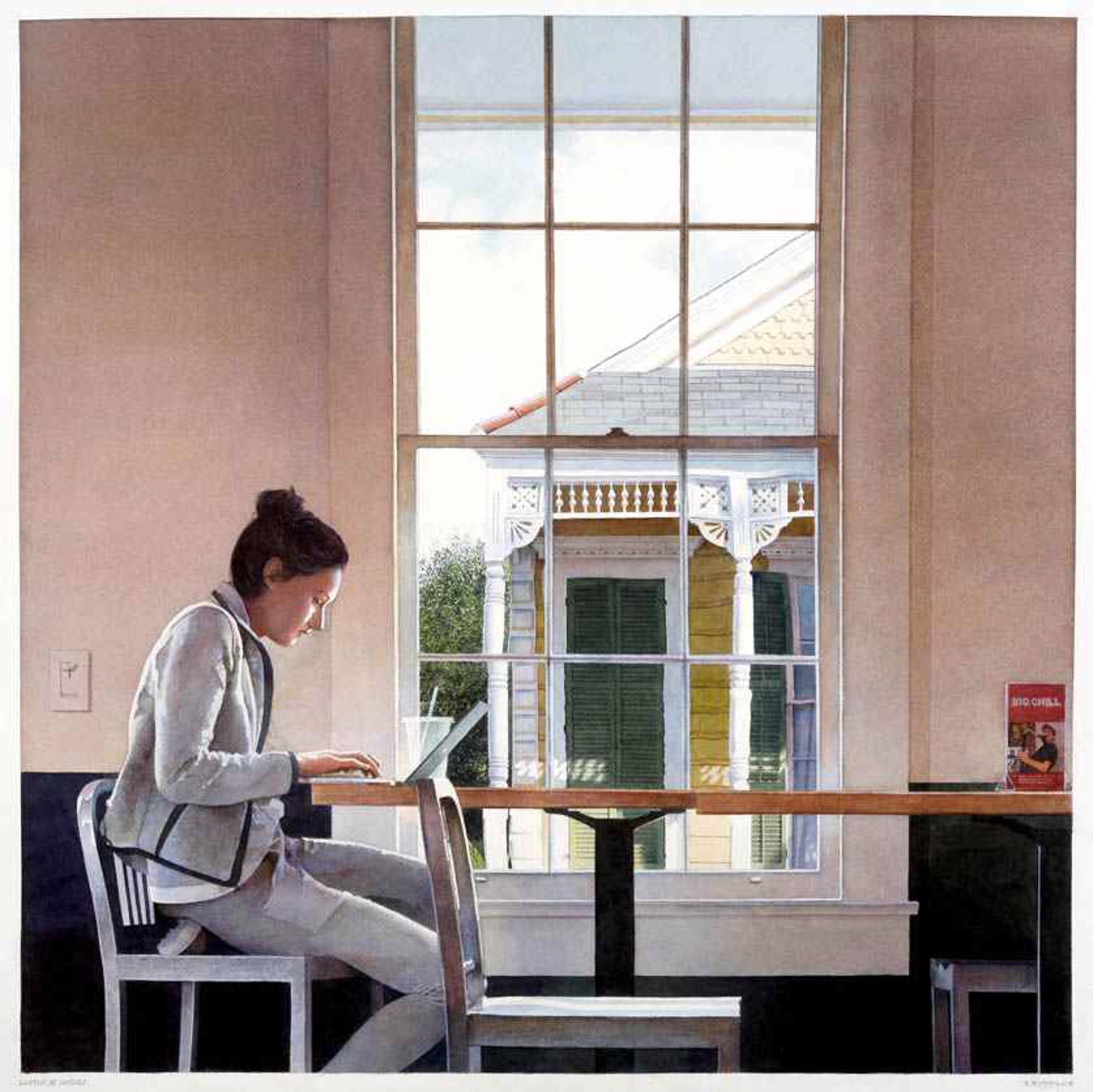 Woman at Window by Stephan Hoffpauir