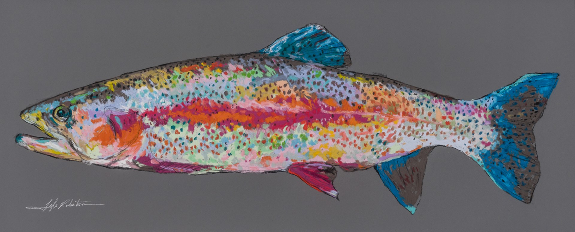 ‘RAINBOW TROUT’ & ‘RED DRUM’ (a pair) by Tyler Robertson