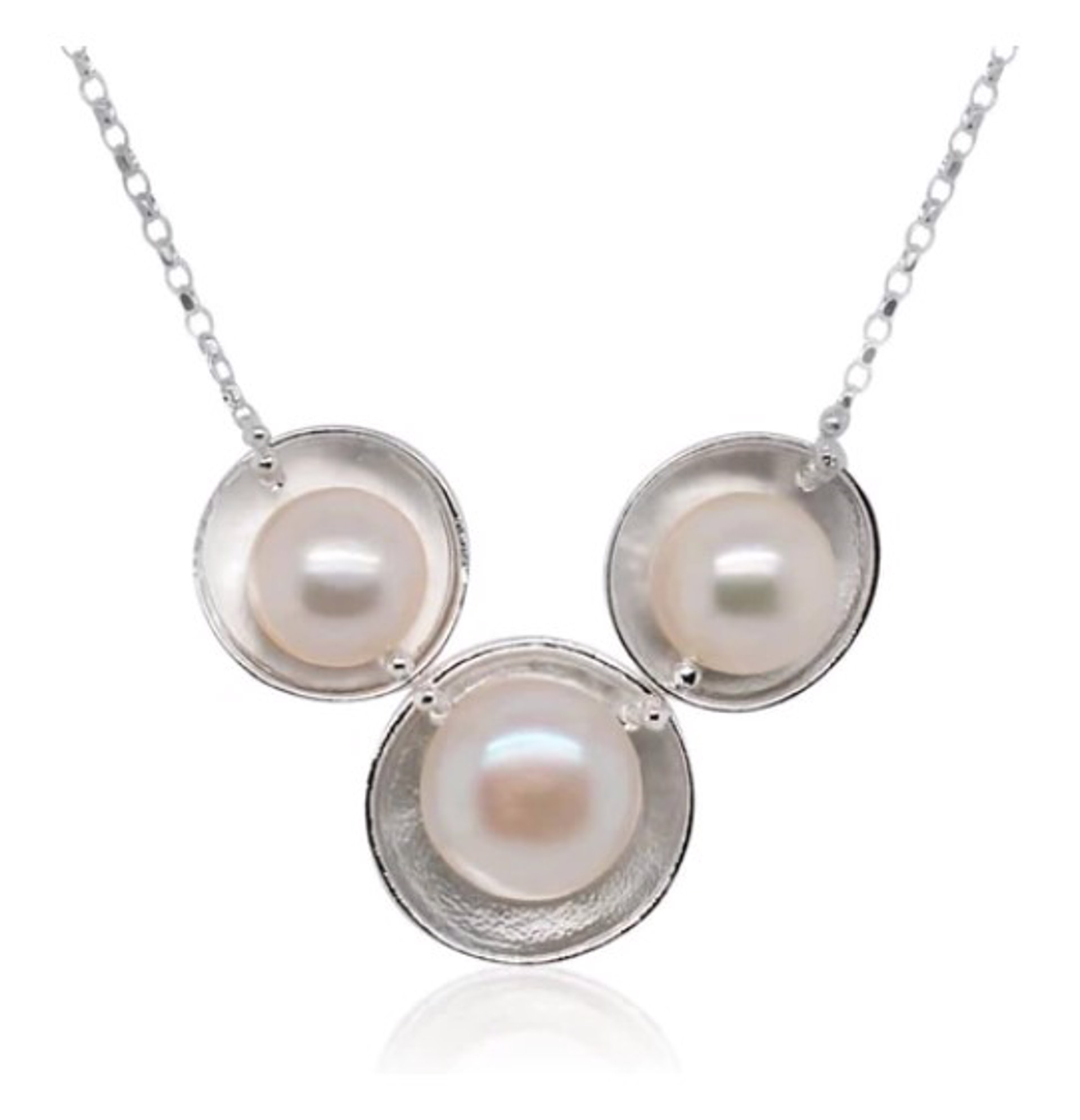 Triple Pearl Necklace by Kristen Baird