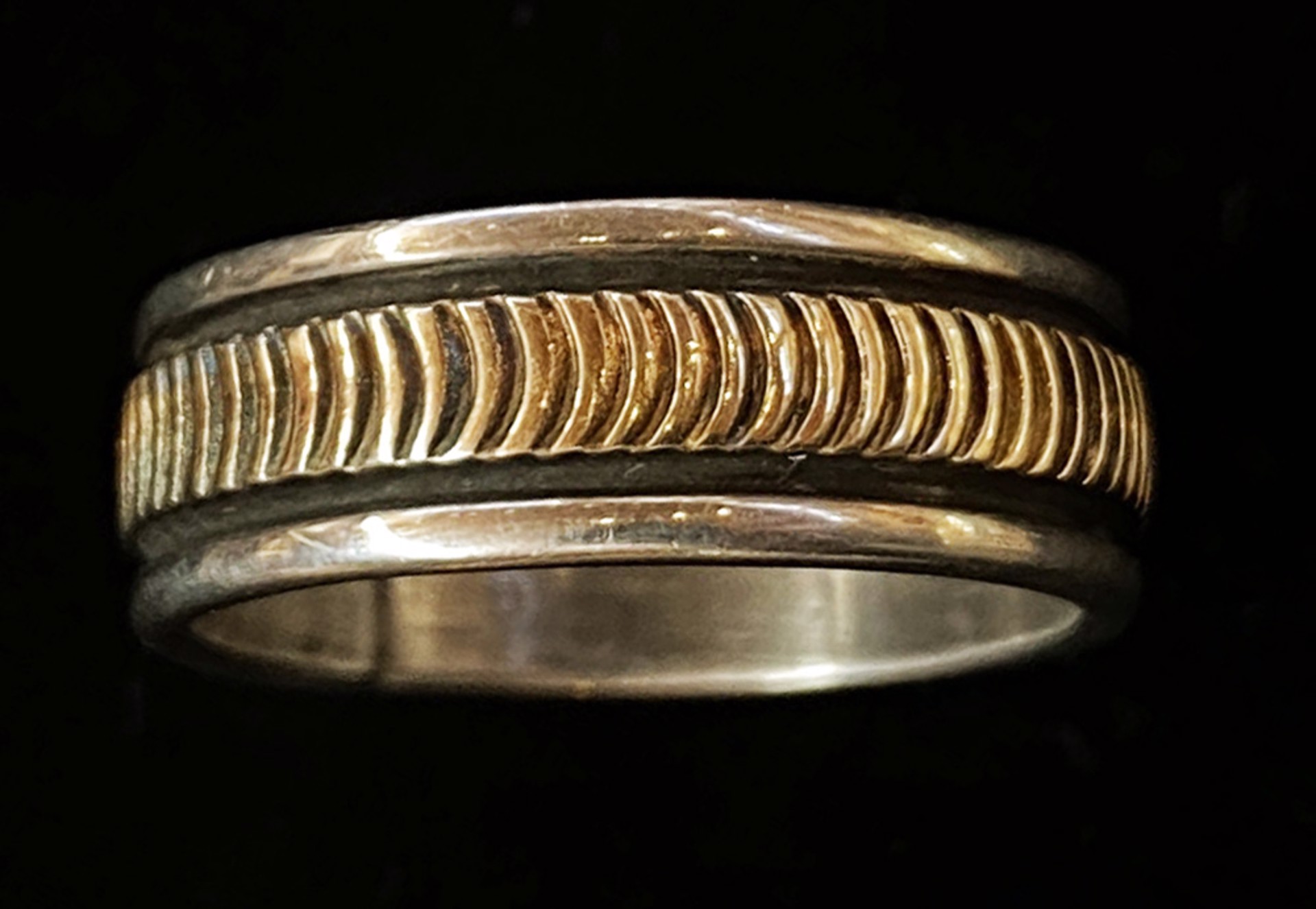Gold & Silver Band by Artist Unknown