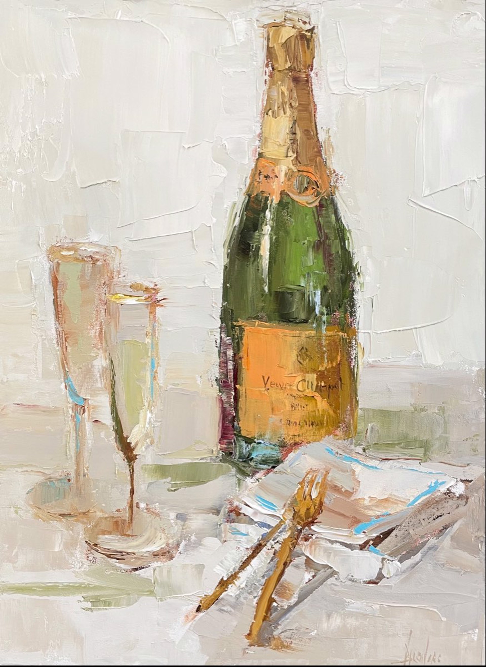 French Champagne by Barbara Flowers