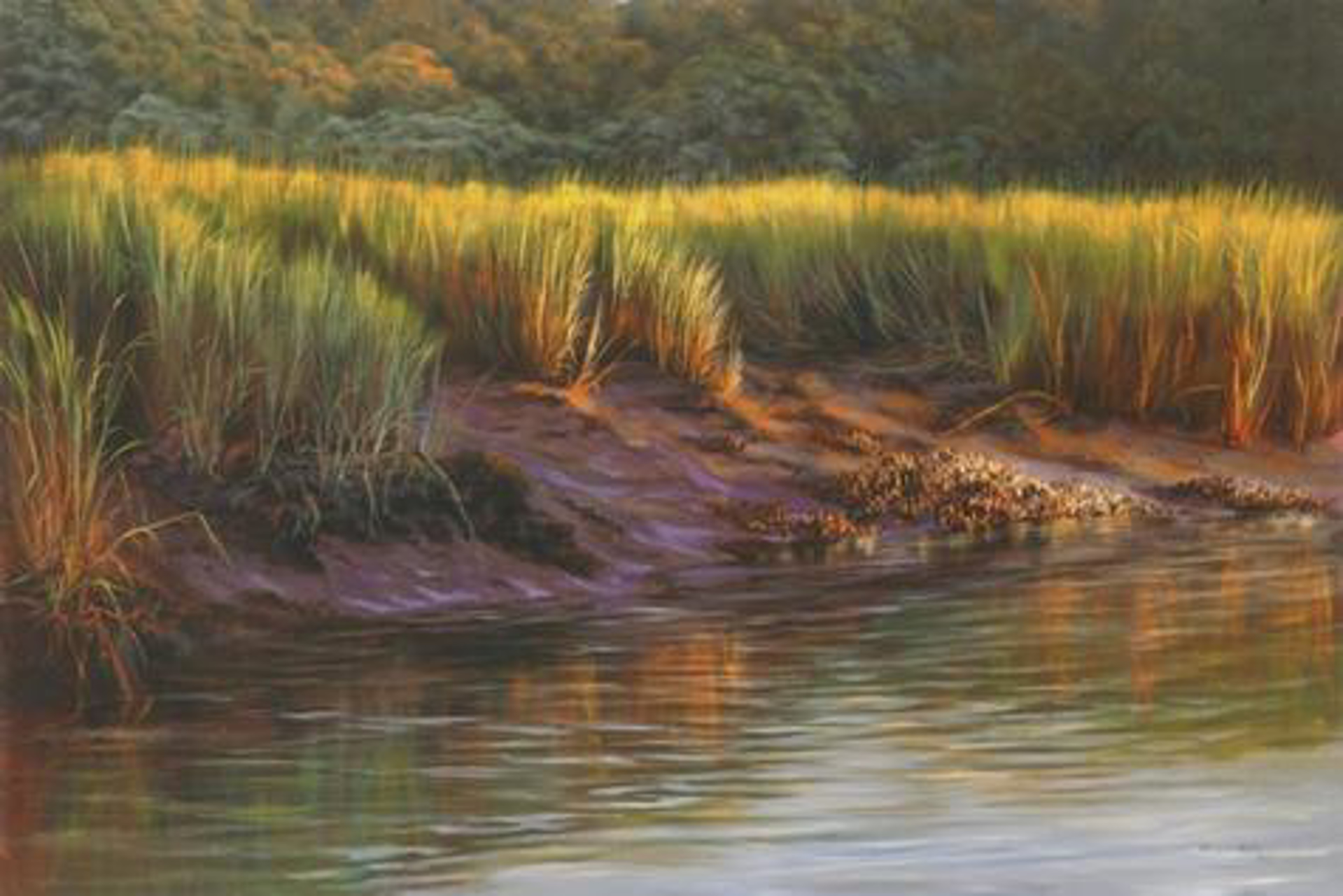 Sunset on the Oyster Beds by Douglas Grier -- Giclee Prints