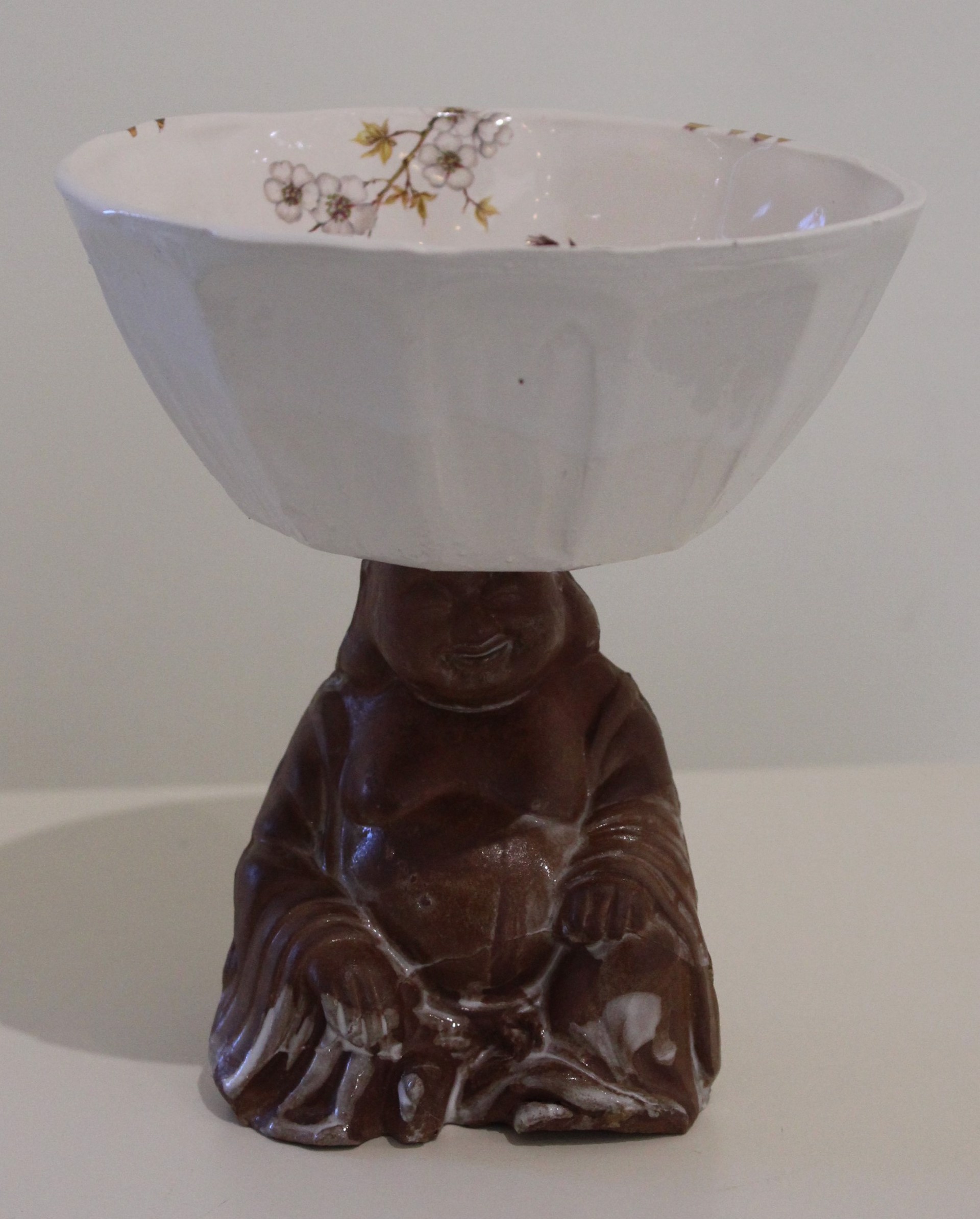Buddha Bowl 2 (bird) by Therese Knowles