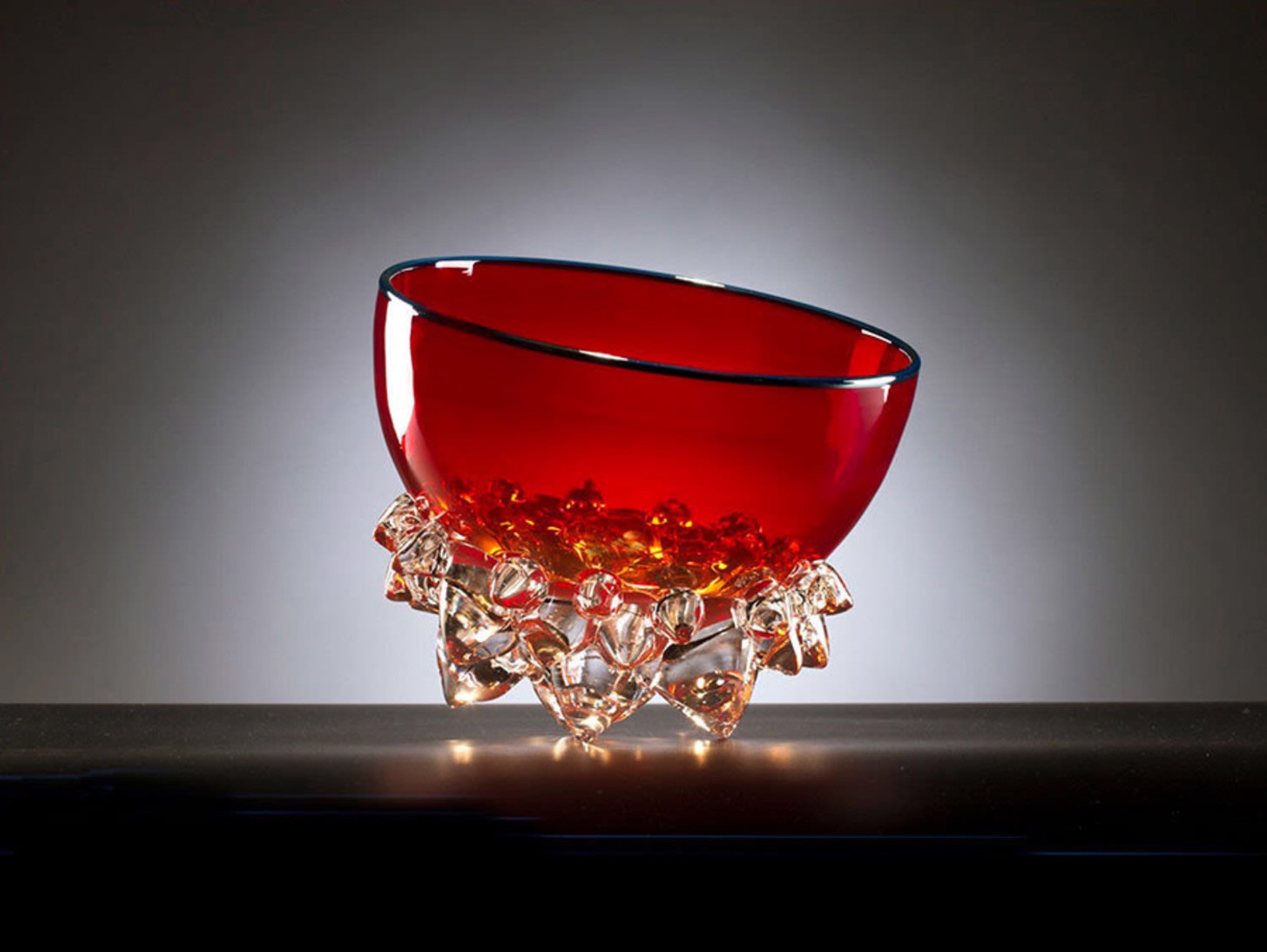 Thorn Vessel Cherry Red by Andrew Madvin