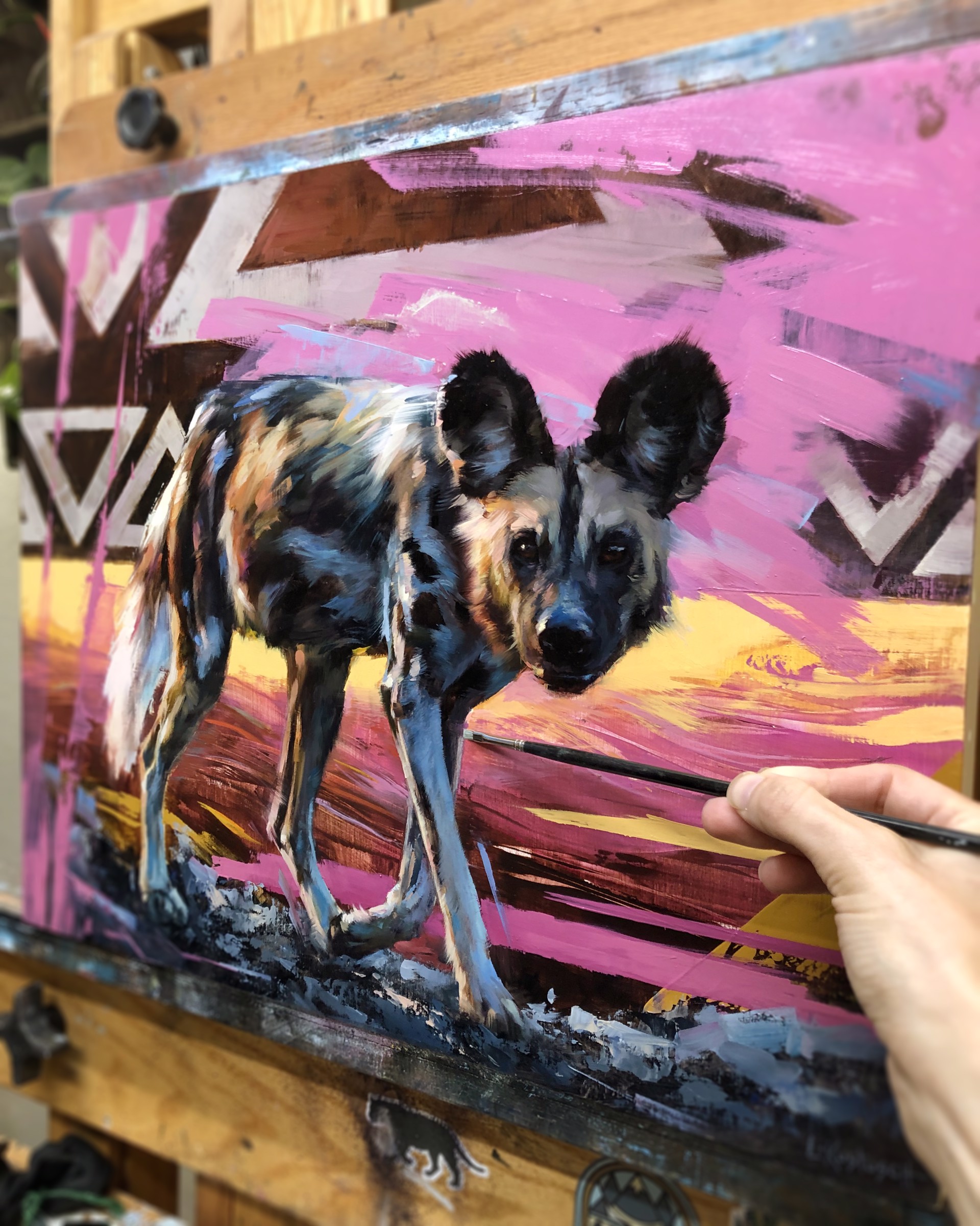 The Painted Dog by Lindsey Kustusch