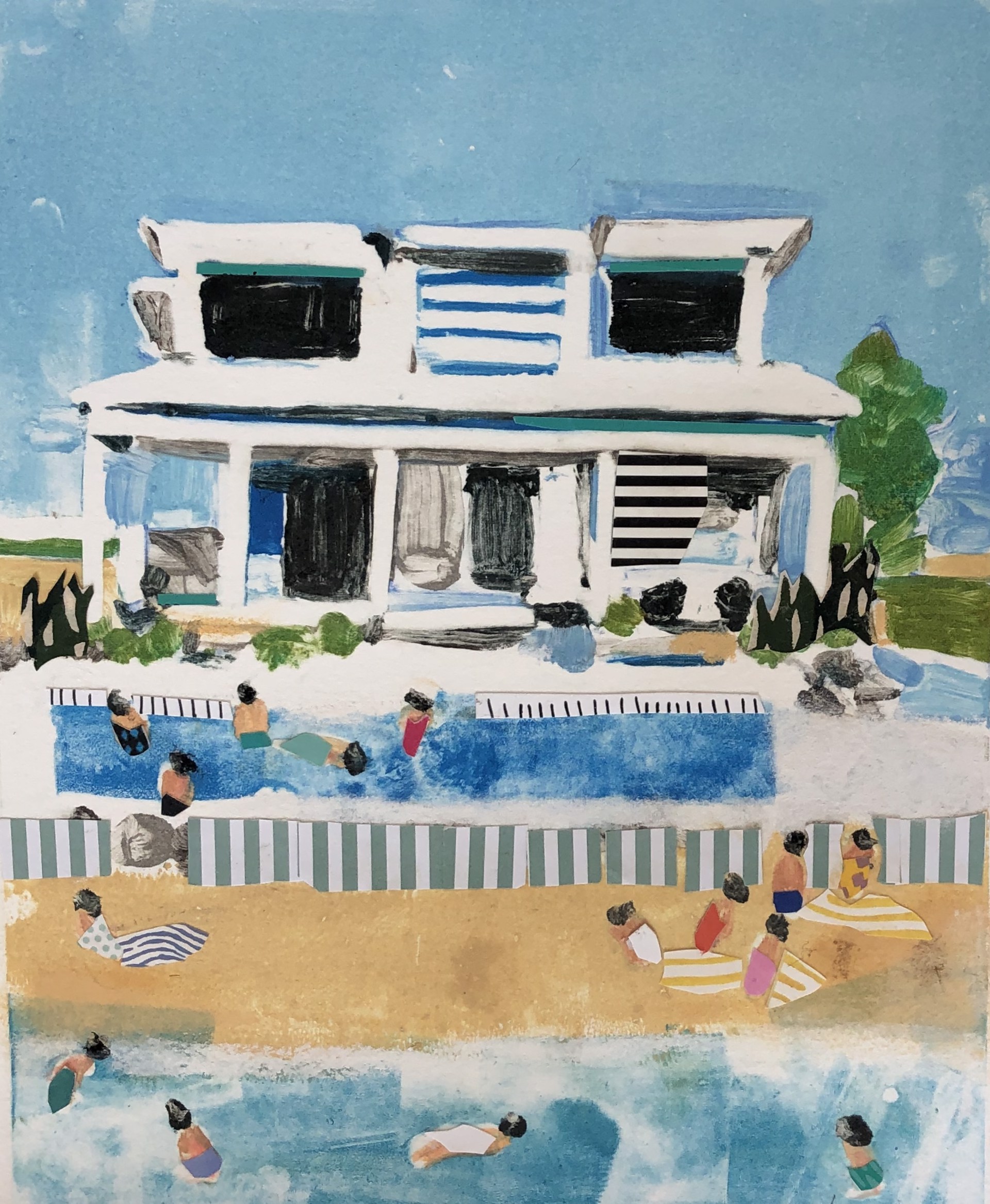 Beach House by Maryjo Lemanski