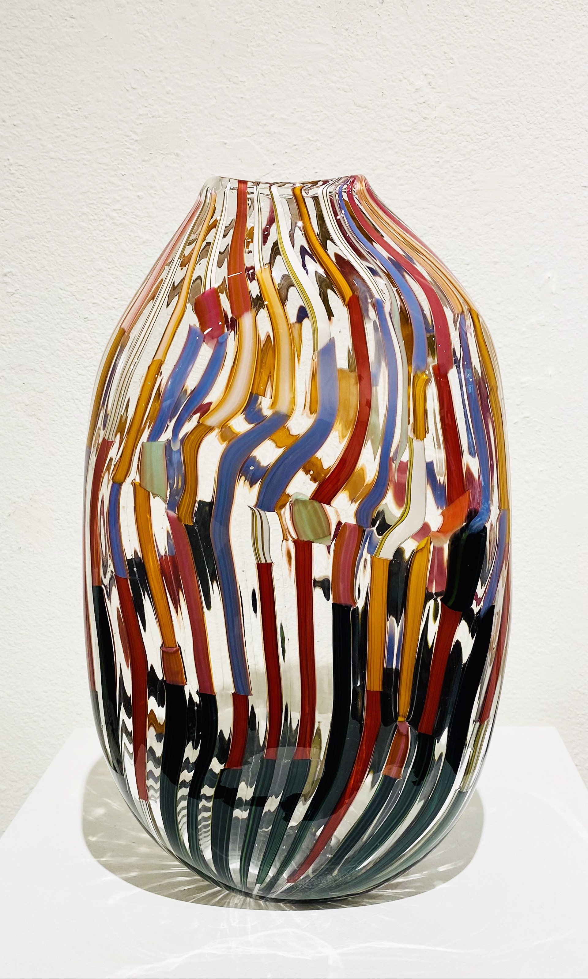 Curcuits -Multi-Colored Vase by HOKANSON DIX