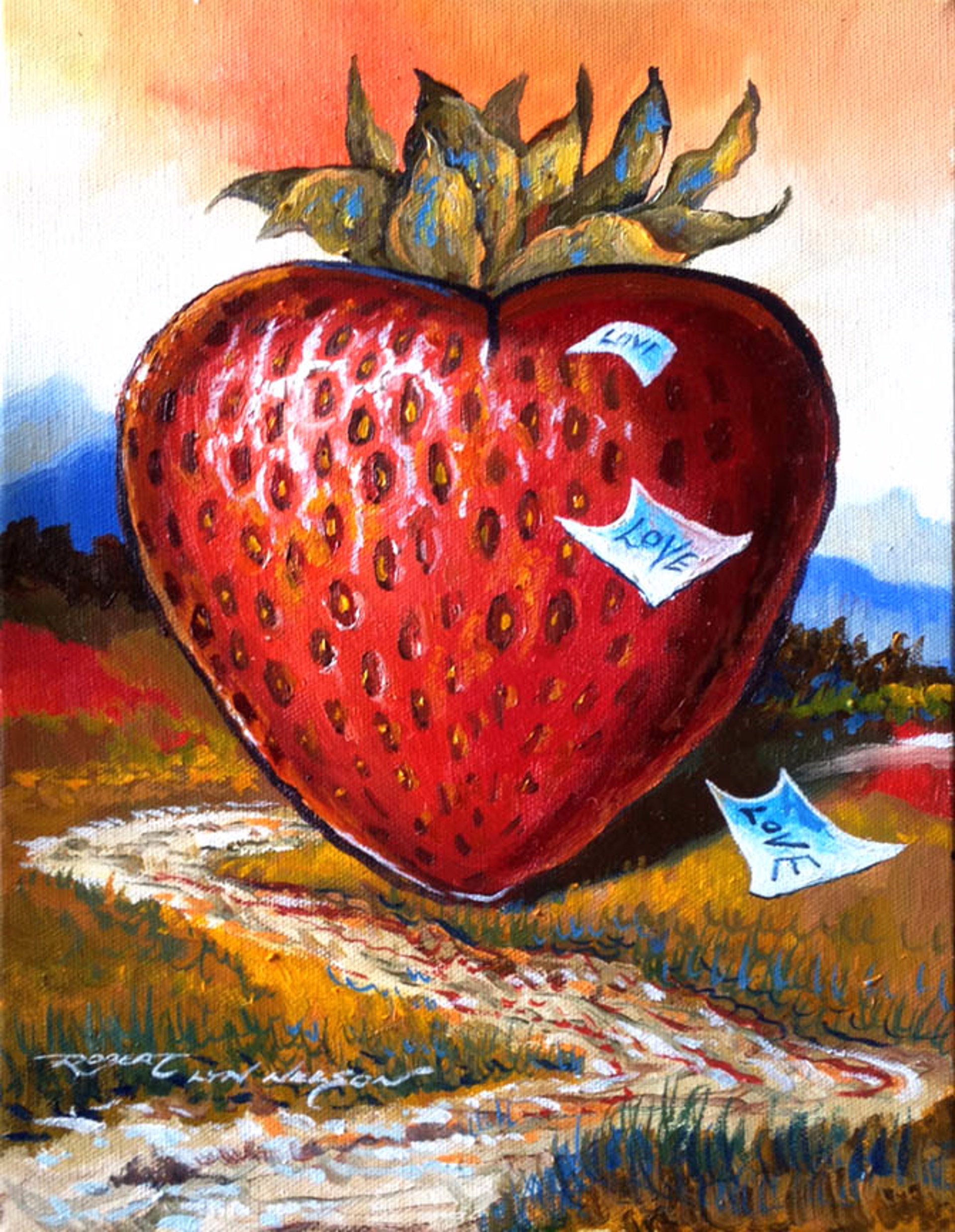 Strawberry Fields Forever III by Robert Lyn Nelson