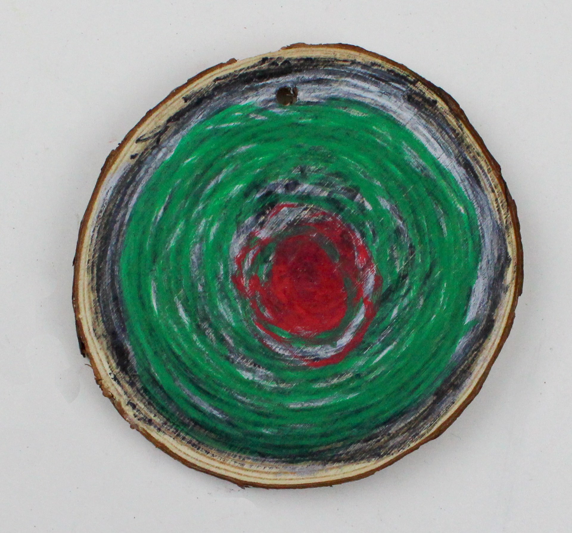 Green/Green Circles (ornament) by Gary Murrell