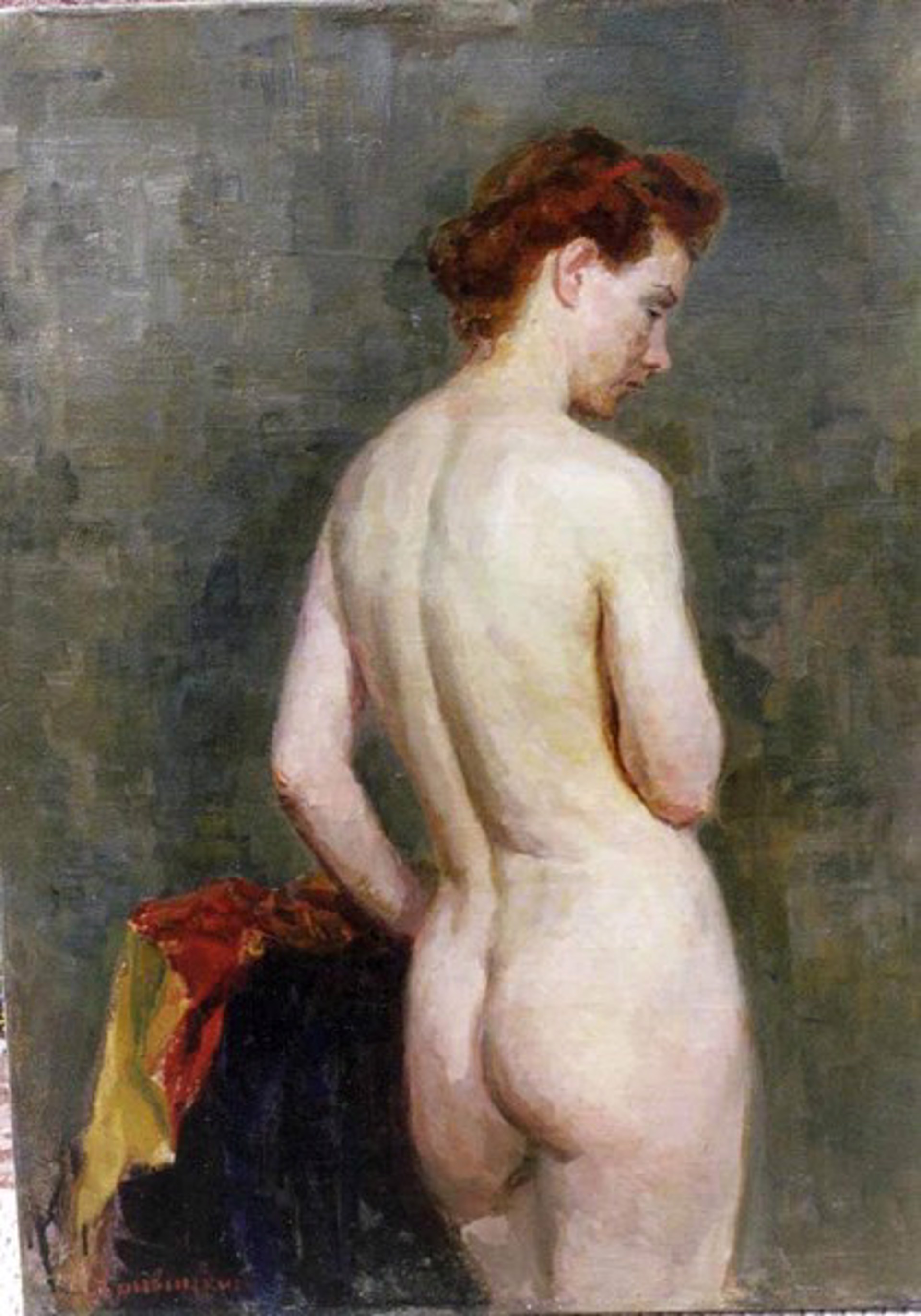 Standing Nude by Leonid Krivitski