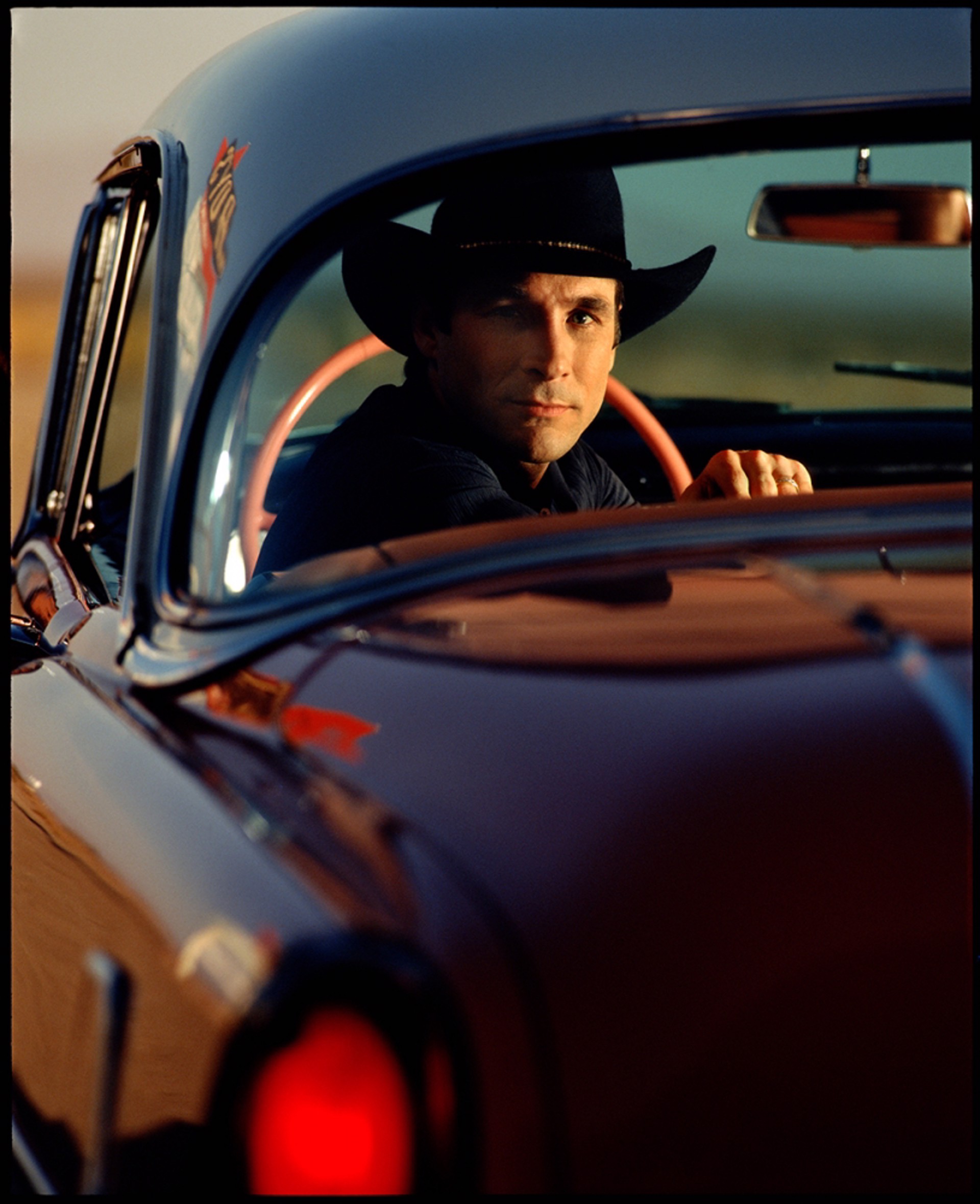 97035 Clint Black In Car Color by Timothy White