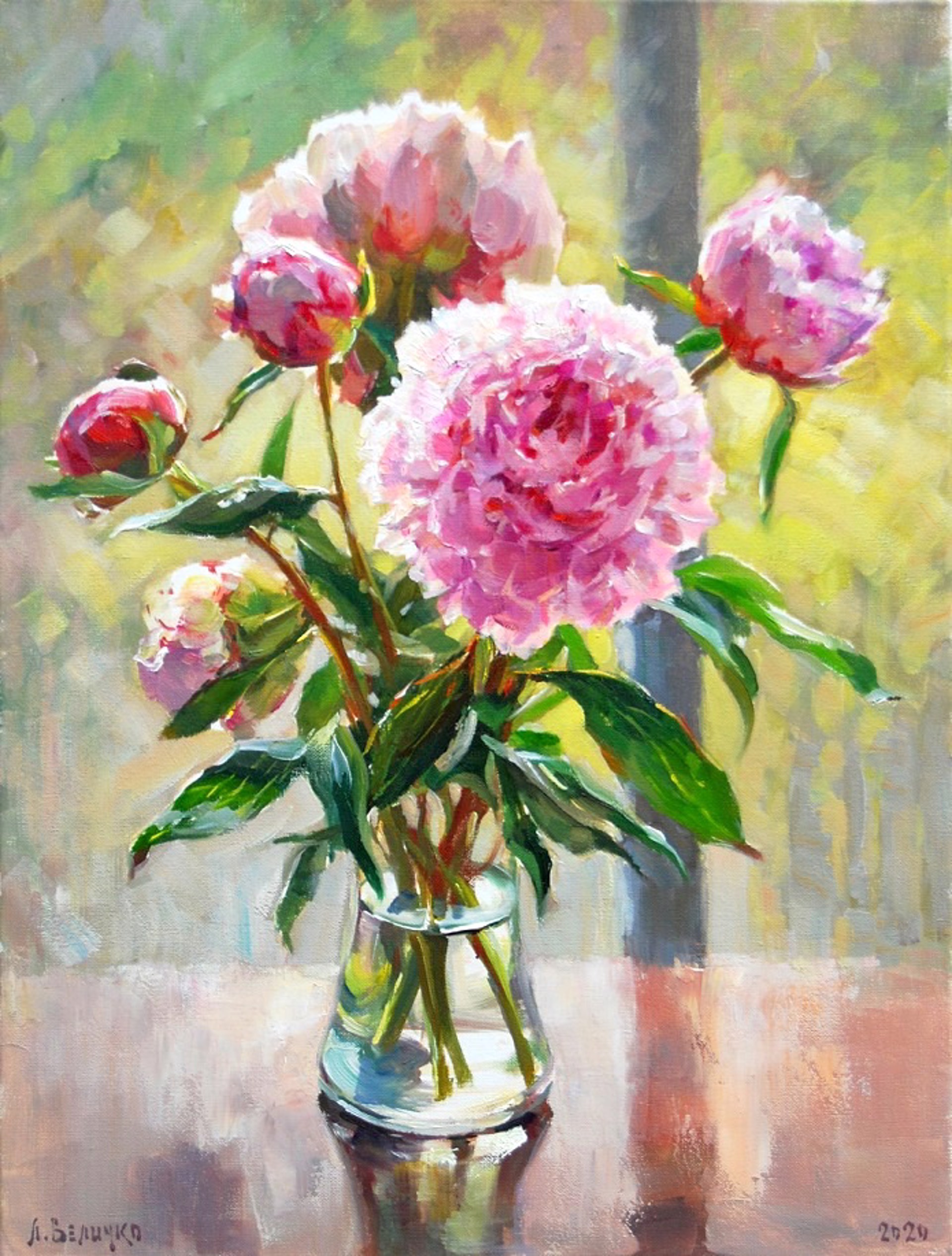 Last Peonies of the Season by Evgeny & Lydia Baranov