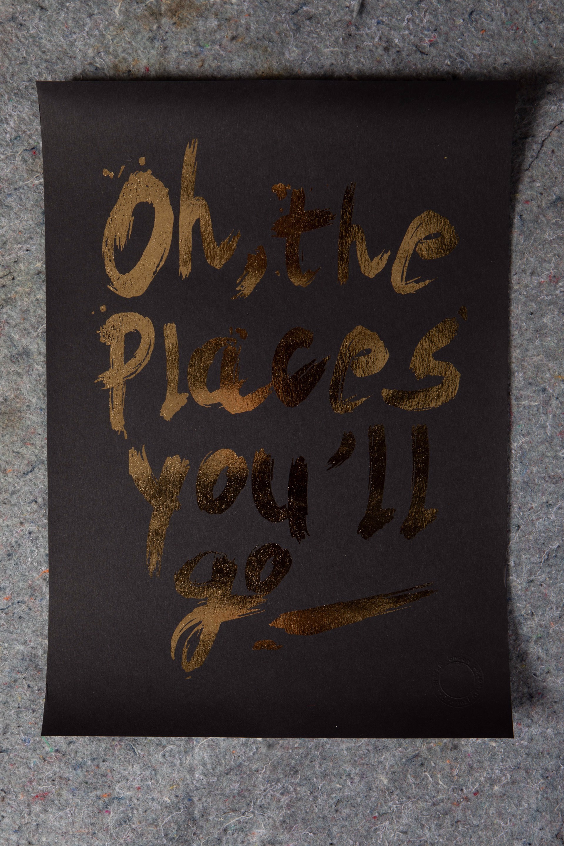 Original Artwork- Oh The Places You'll Go by Bitten London