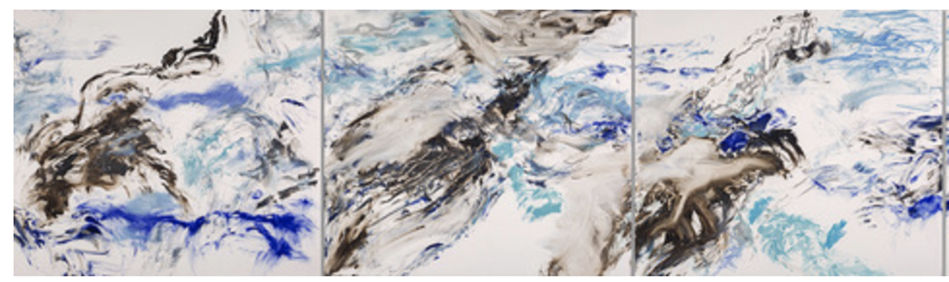 Living Oceans Maui no. 3 (three parts: A,B, & C) by Betty jo Costanzo