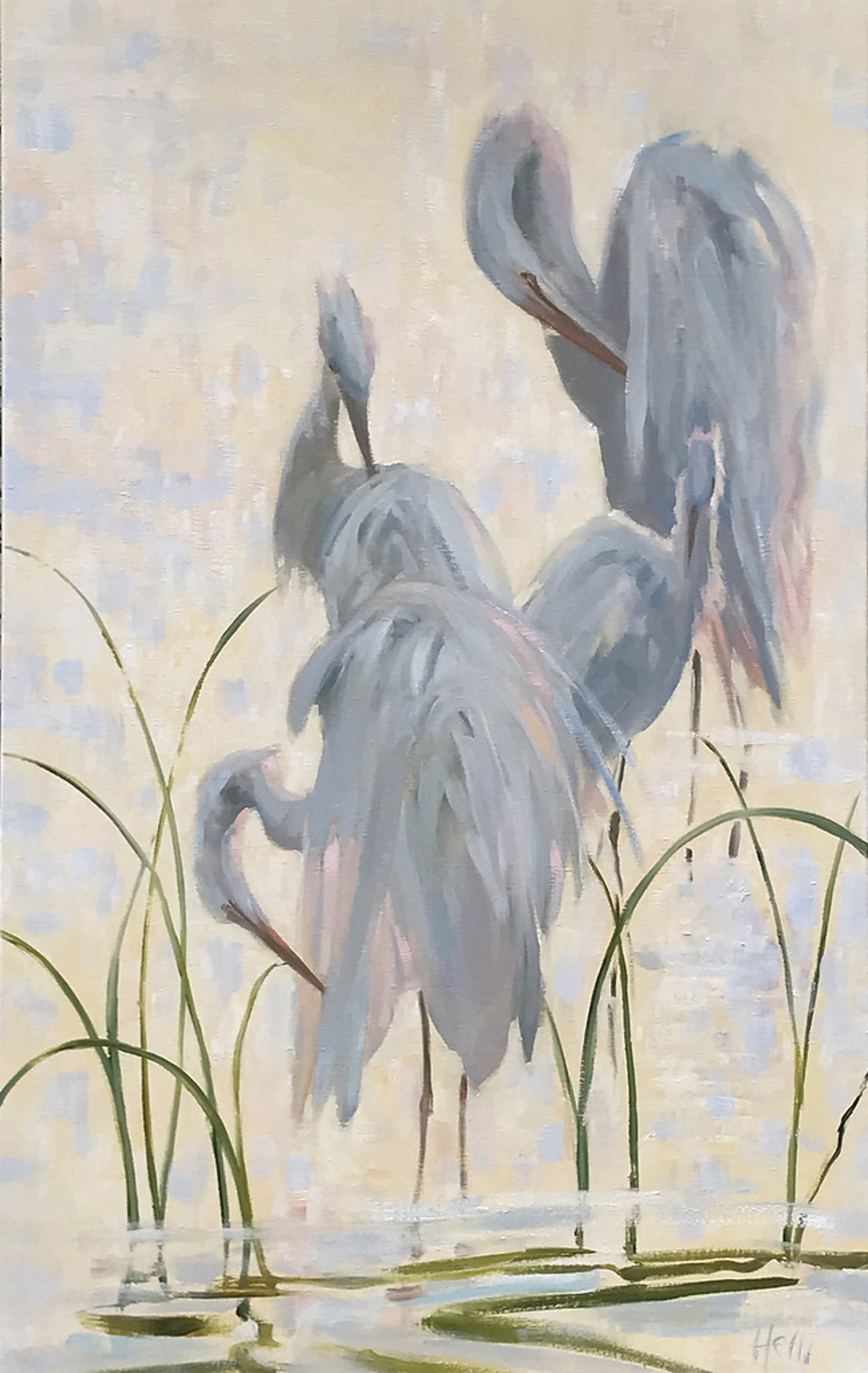 Peaceful Birds by Helli Luck