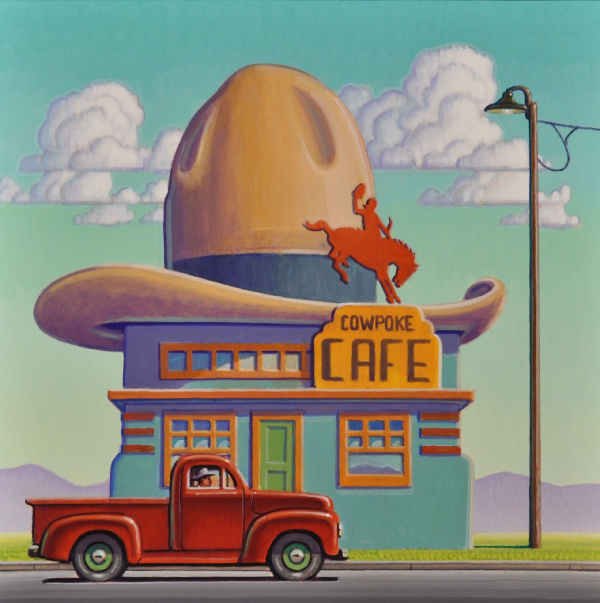 Cowpoke Cafe by Robert LaDuke