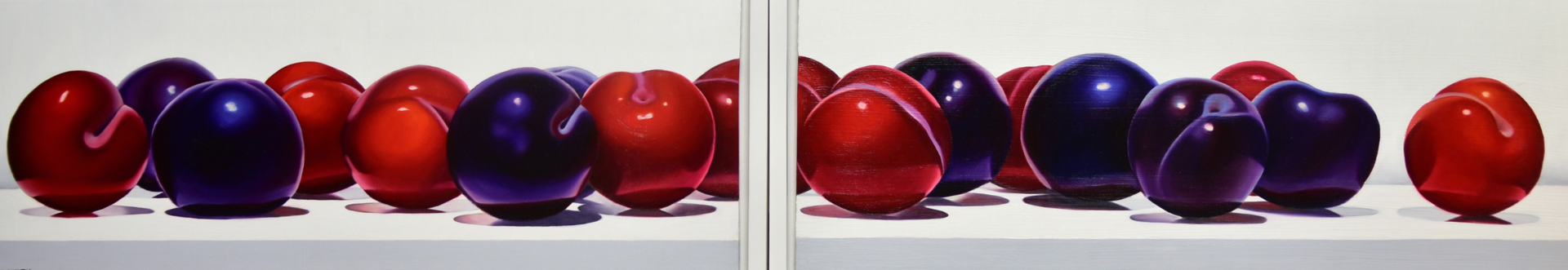 17 Plums (Diptych) by Suzy Smith