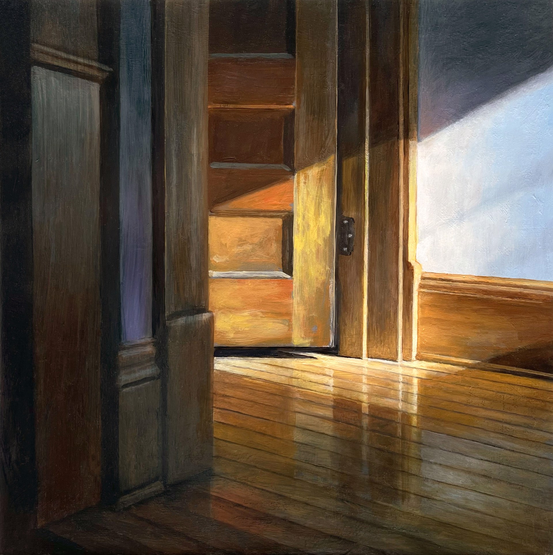 Light on Door by Michael Banning