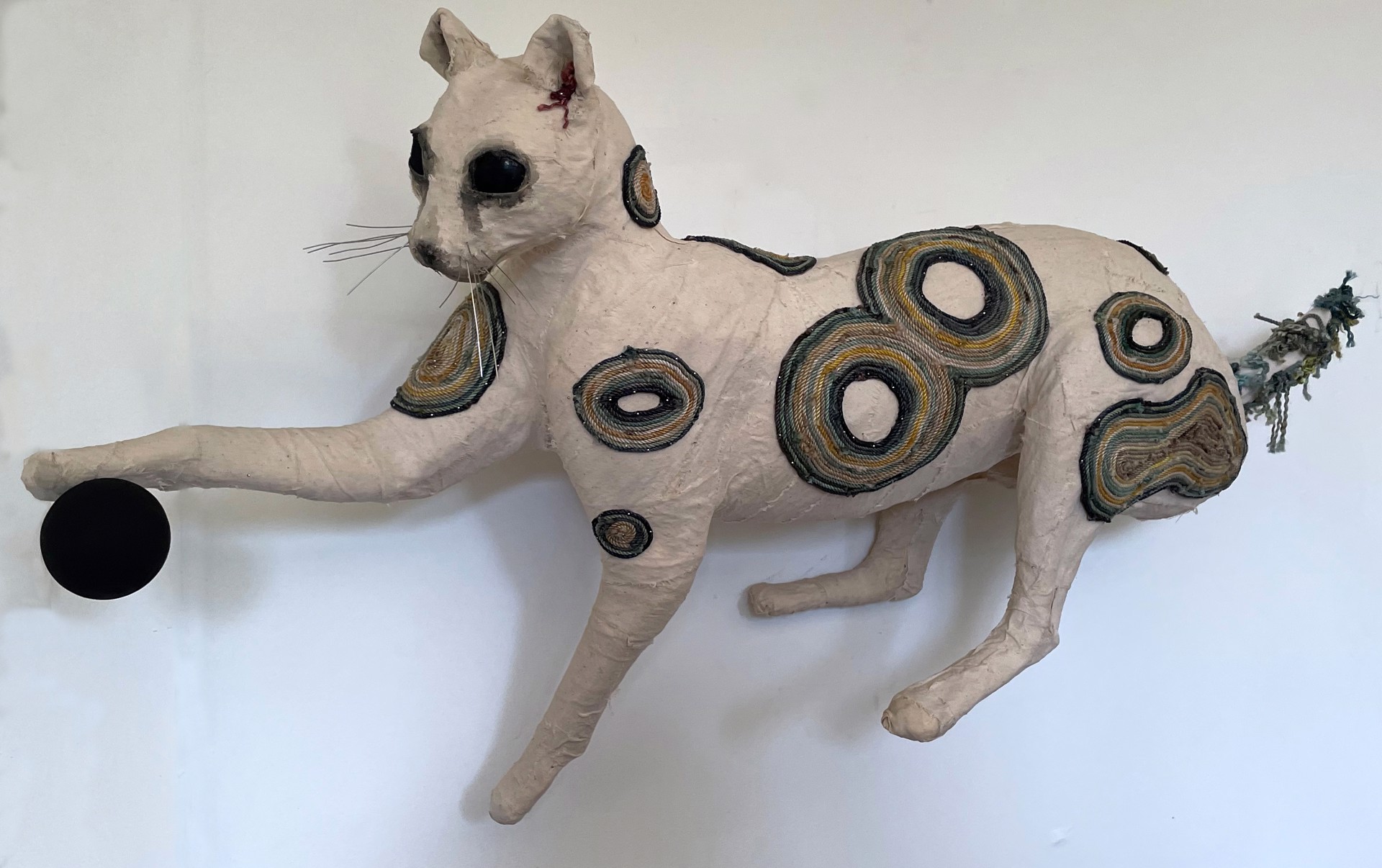 Blue Lichen Felinae (playing with black hole) by Gin Stone