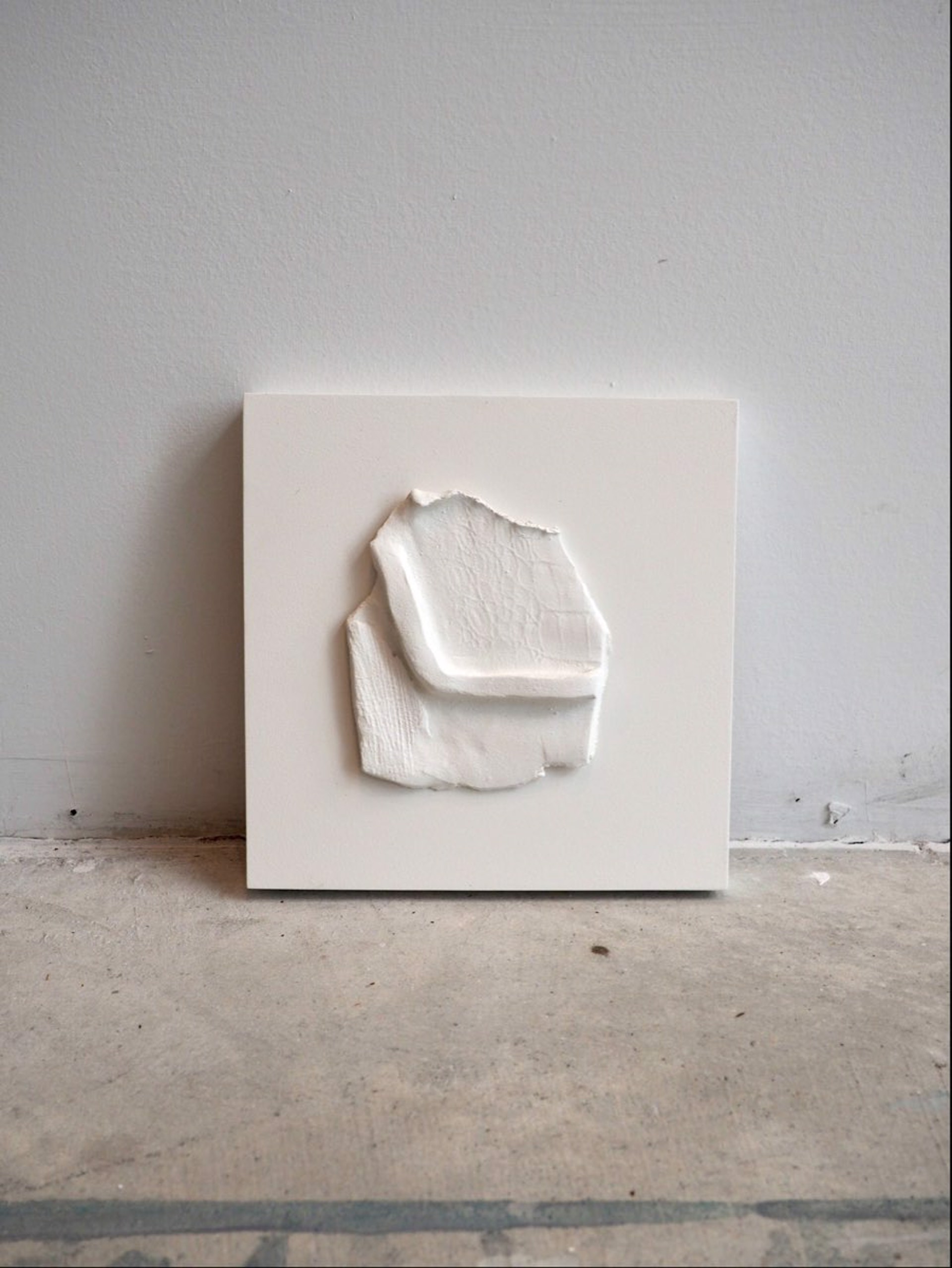 Unframed White Artifact #18 by Laura Clark