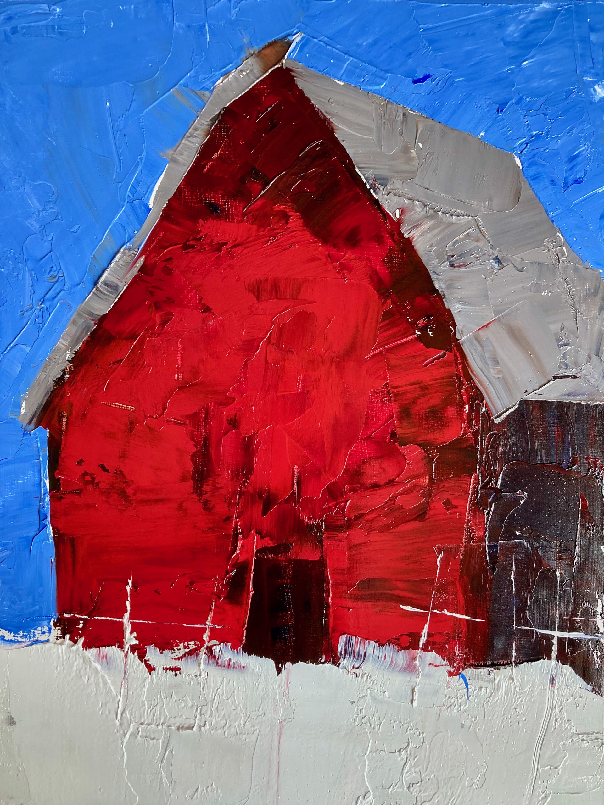 Red Barn by Sandra Pratt