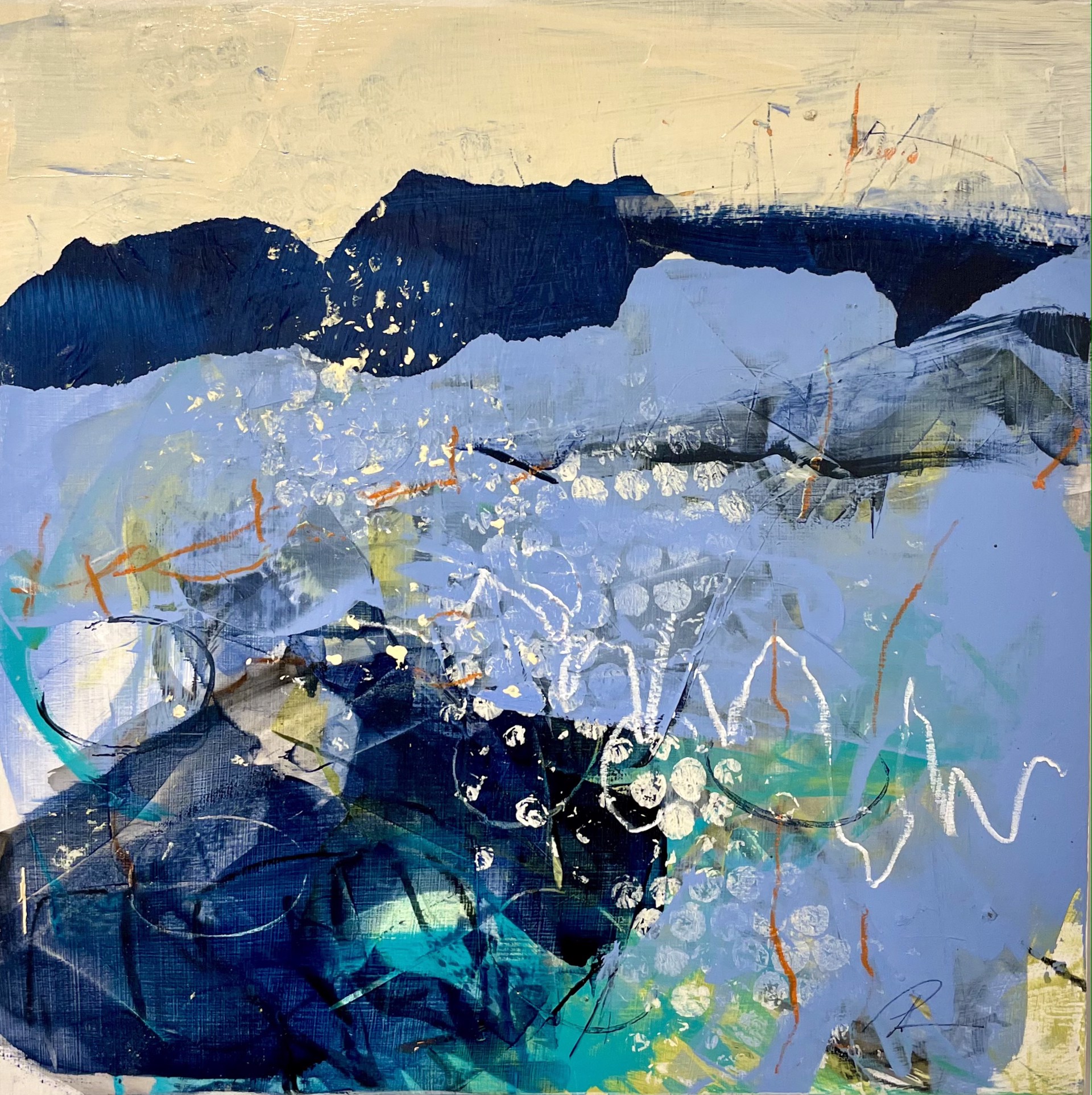 Mountain & Sea no. 1 by Phyllis Bachand
