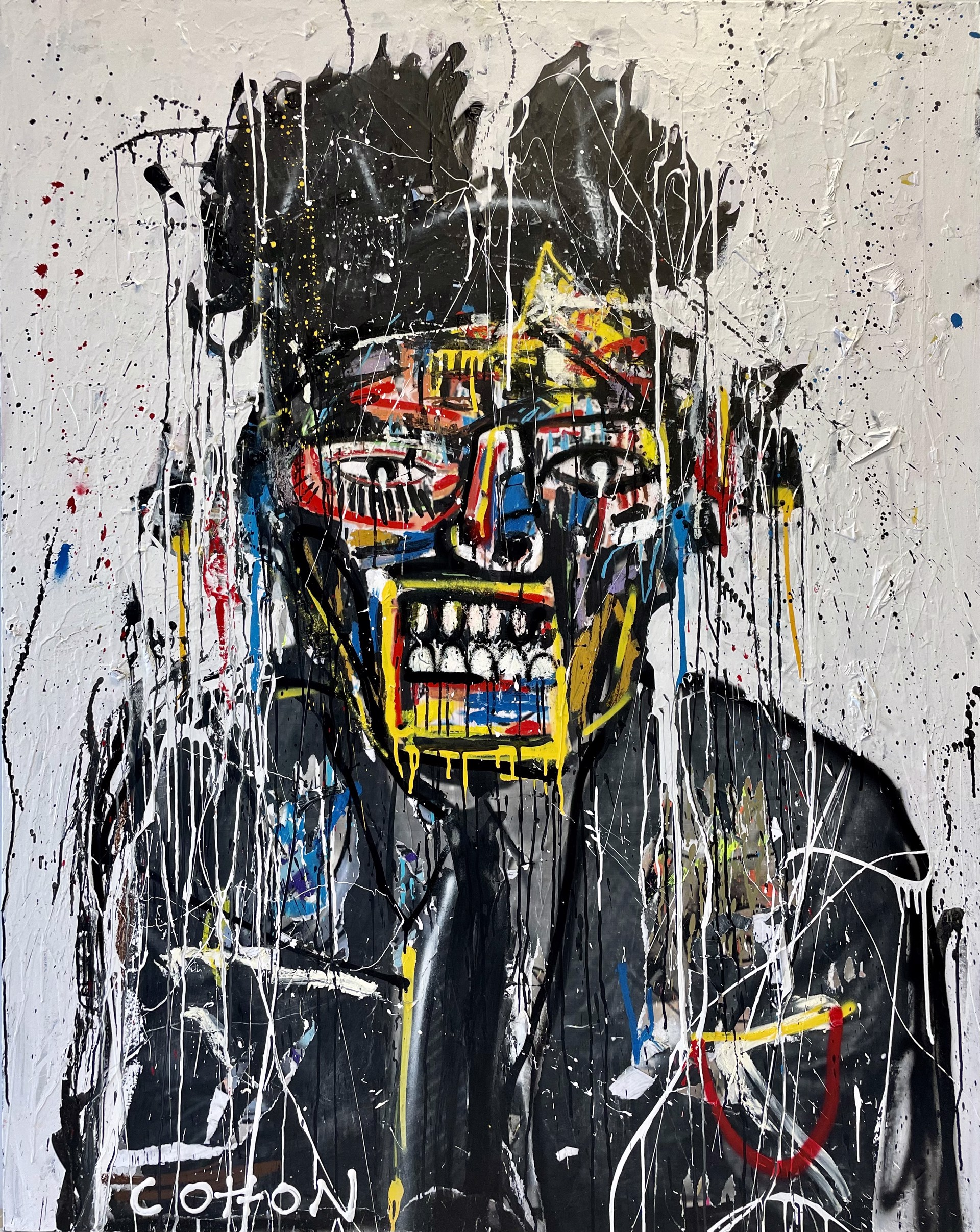 Basquiat (Inner Samo) by Andrew Cotton