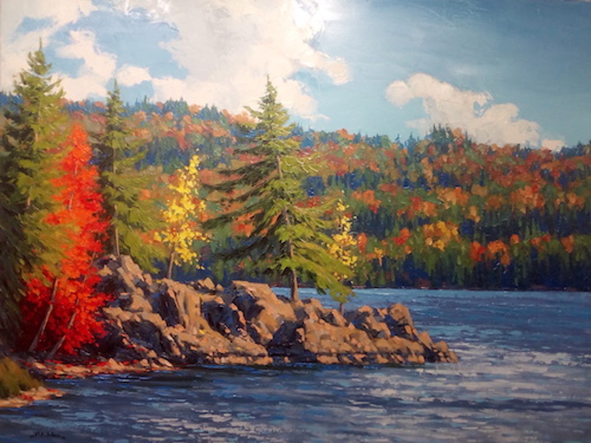 Lake of Two Rivers (Algonquin) by Robert E Wood