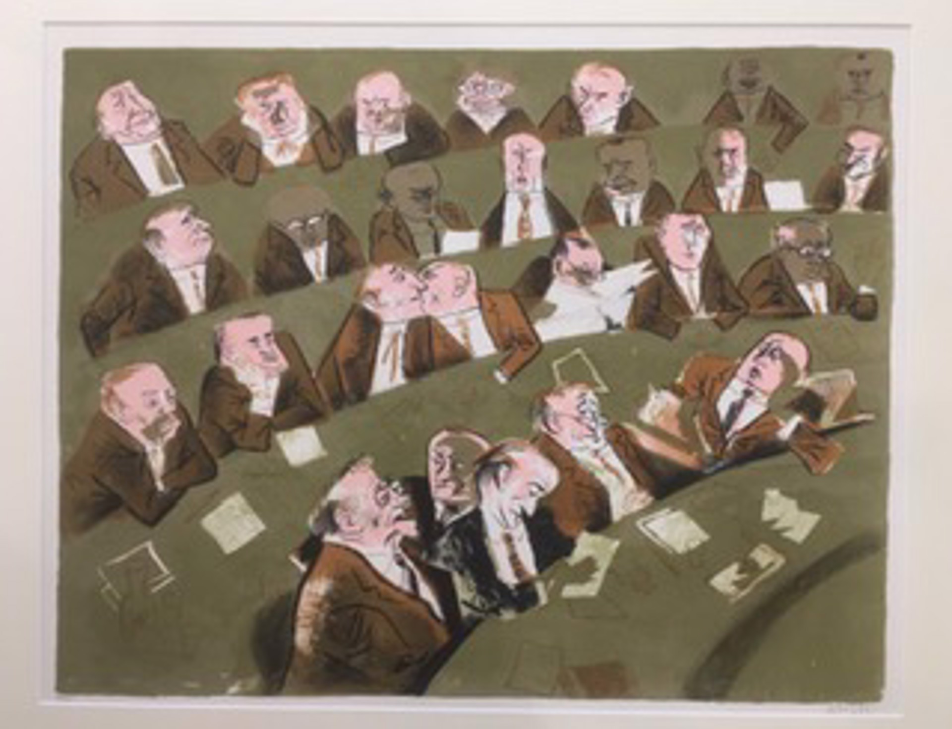 Members of the House by William Gropper