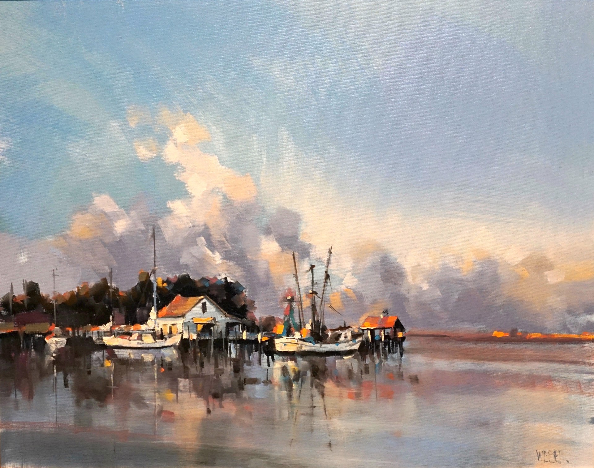 Shem Creek Morning by Donald Weber