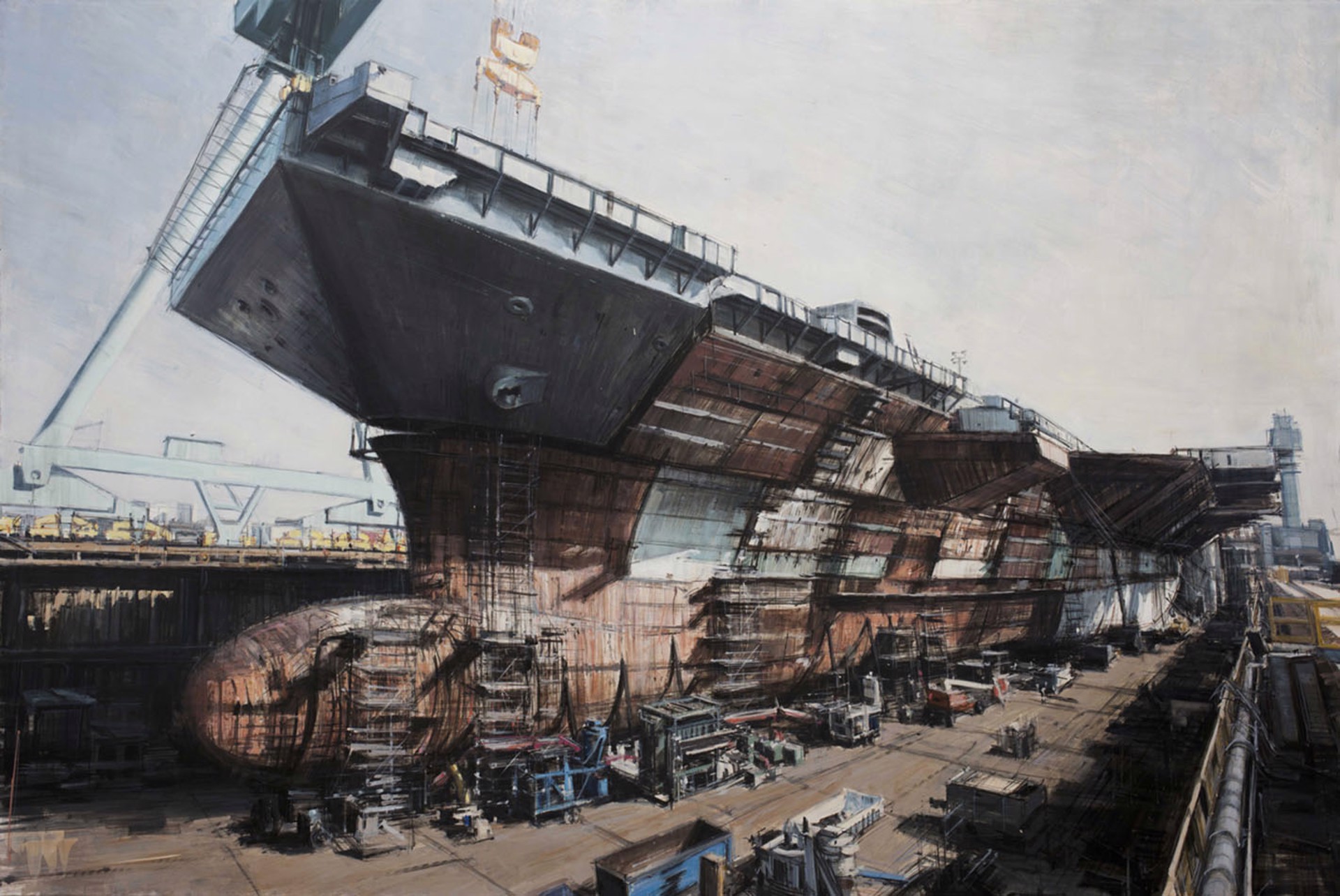 Carrier Ship Under Construction by Valerio D’Ospina