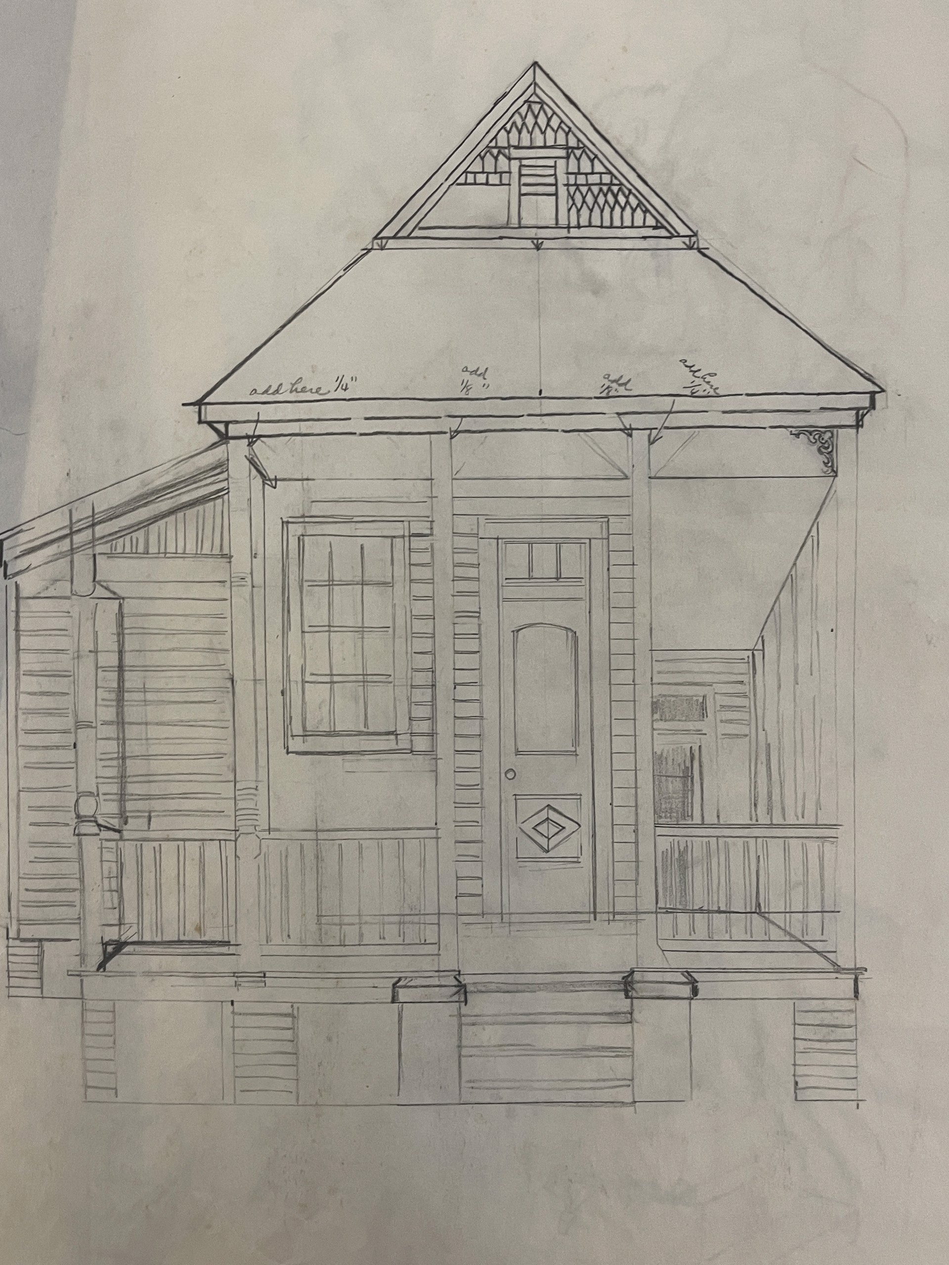 House Detail (draft) by Shirley Rabe' Masinter