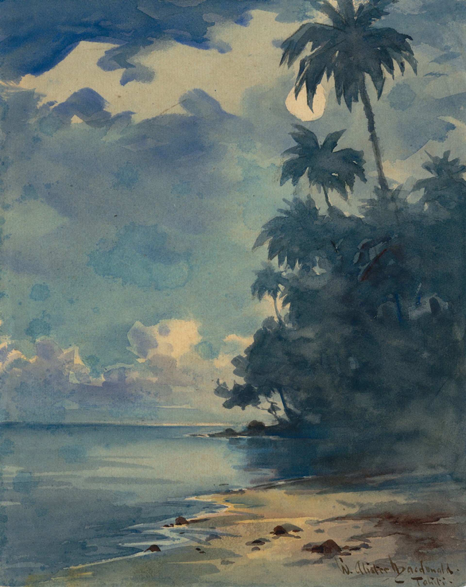 Tahiti Nocturne by William A. MacDonald