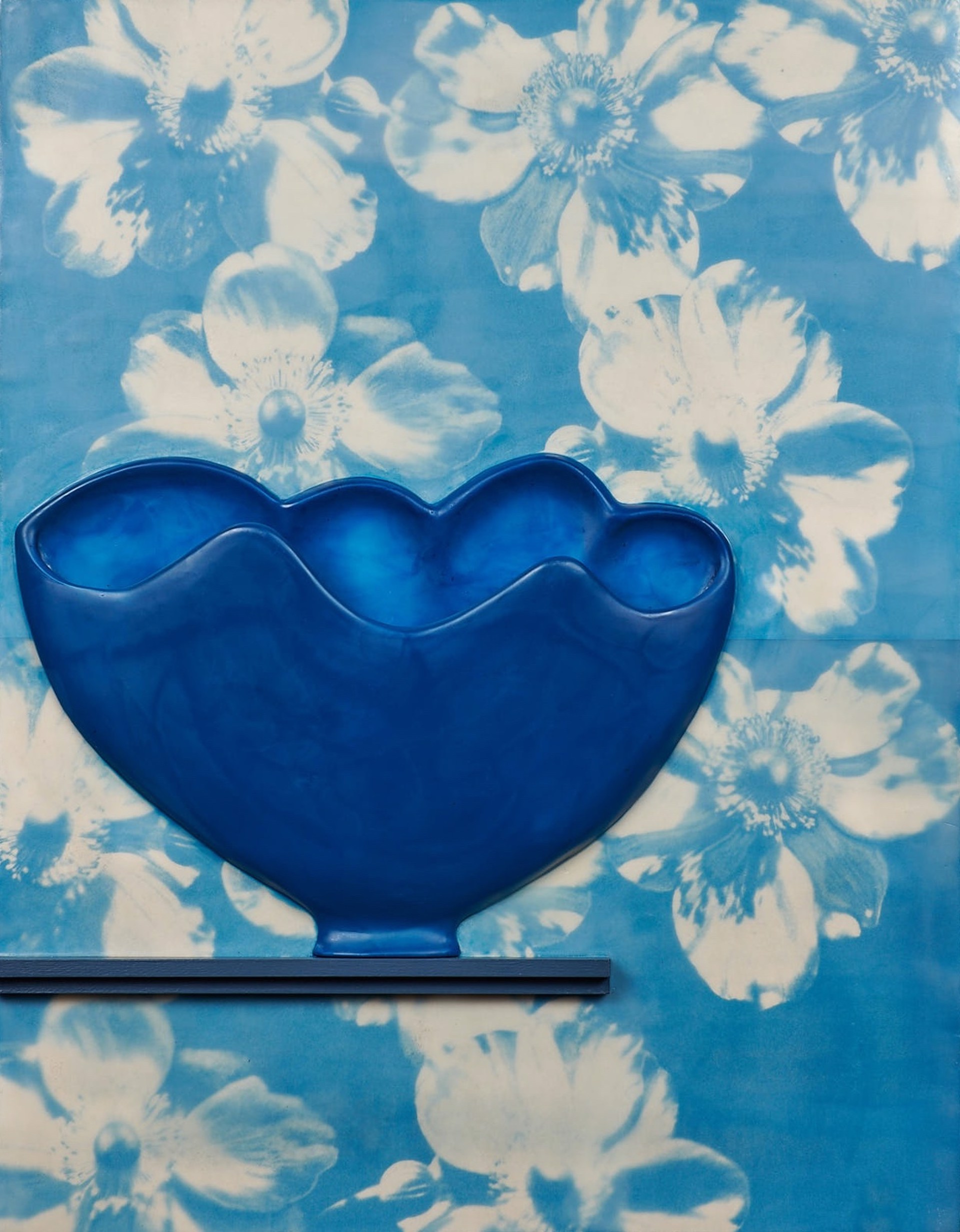 Luscious Blue Bowl by Claudia Hollister