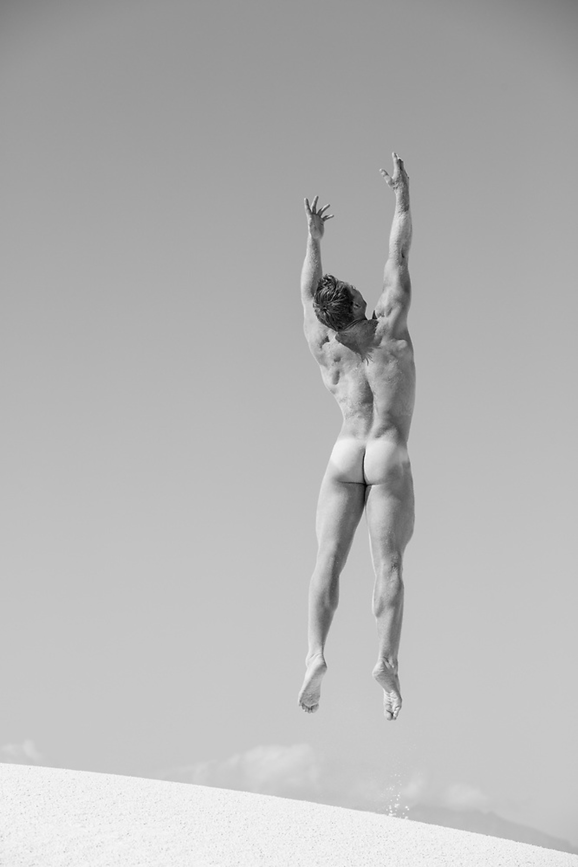 Male Nude Takes Flight by ROB LANG