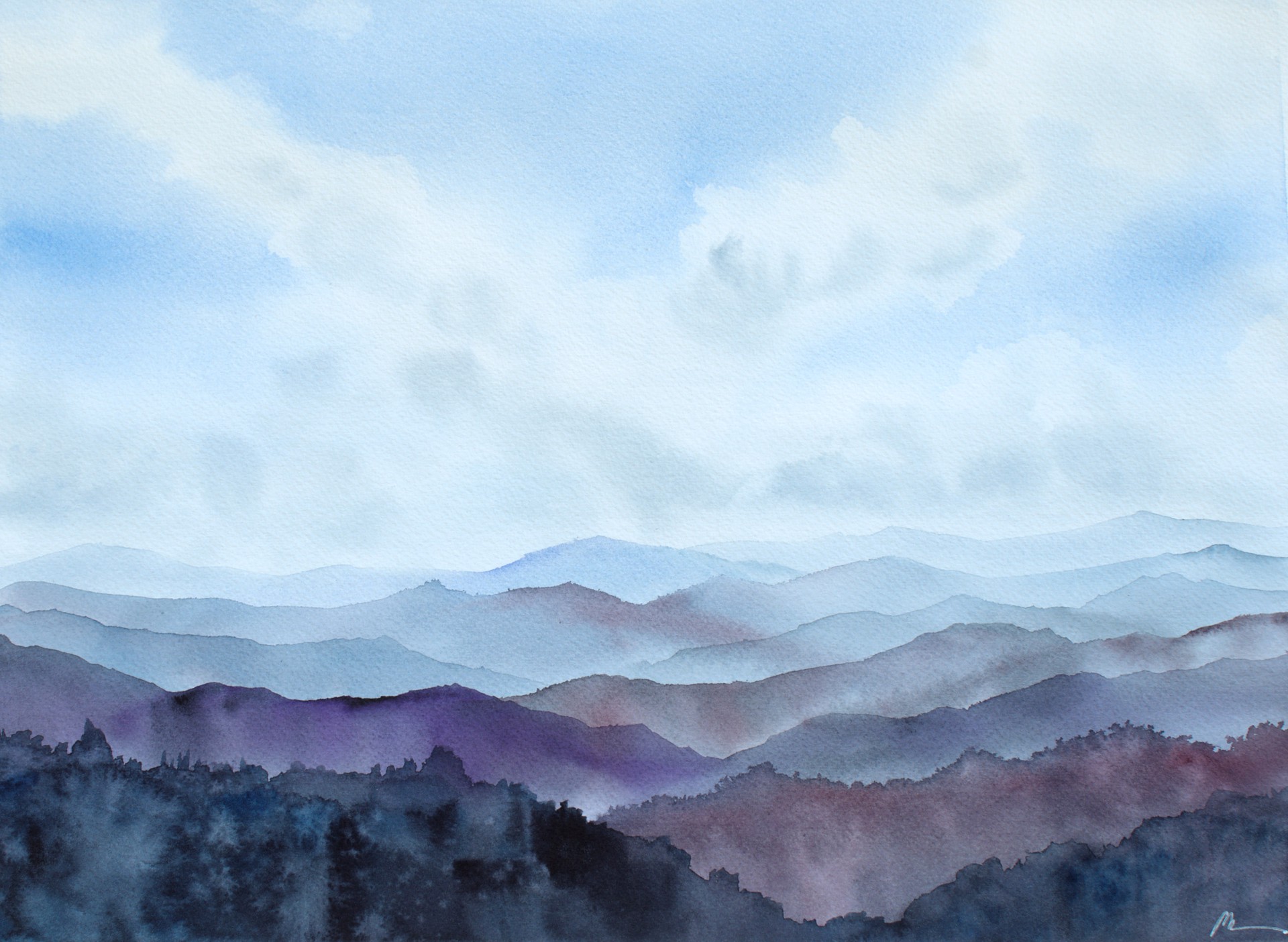 Purple Mountain Therapy by Bronwen McCormick