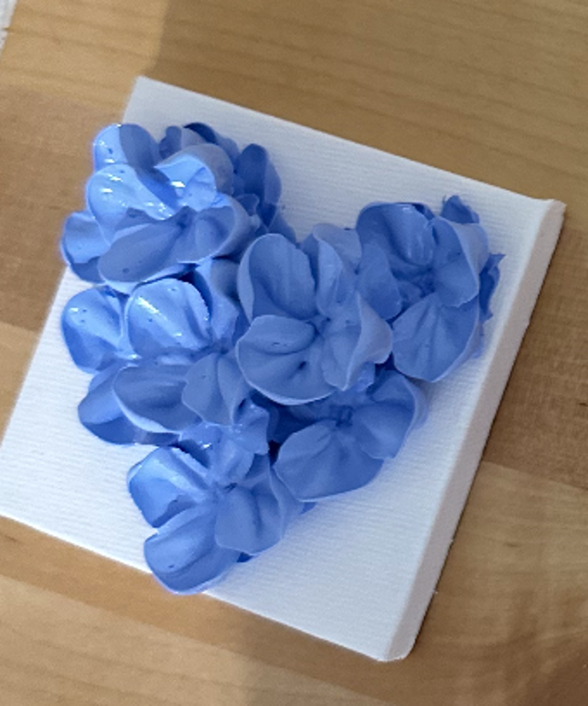 Mini Heart Series - Blue by Christine Tonolini