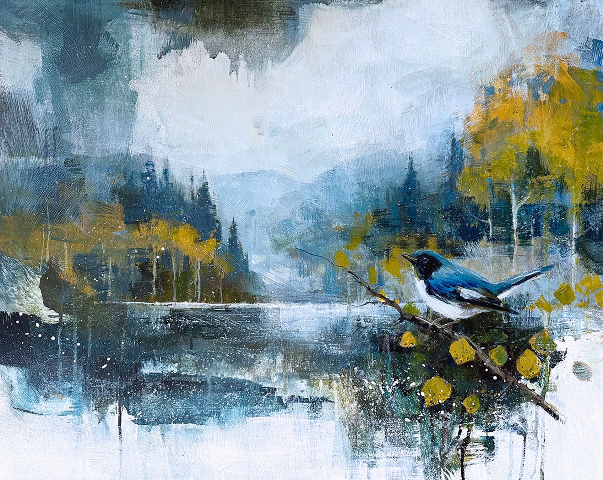 Blue-Warbler by Perry Brown