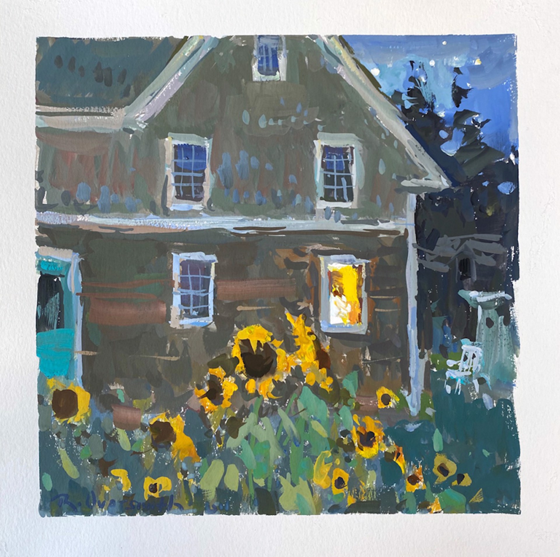 Stars and Sunflowers by Richard Oversmith